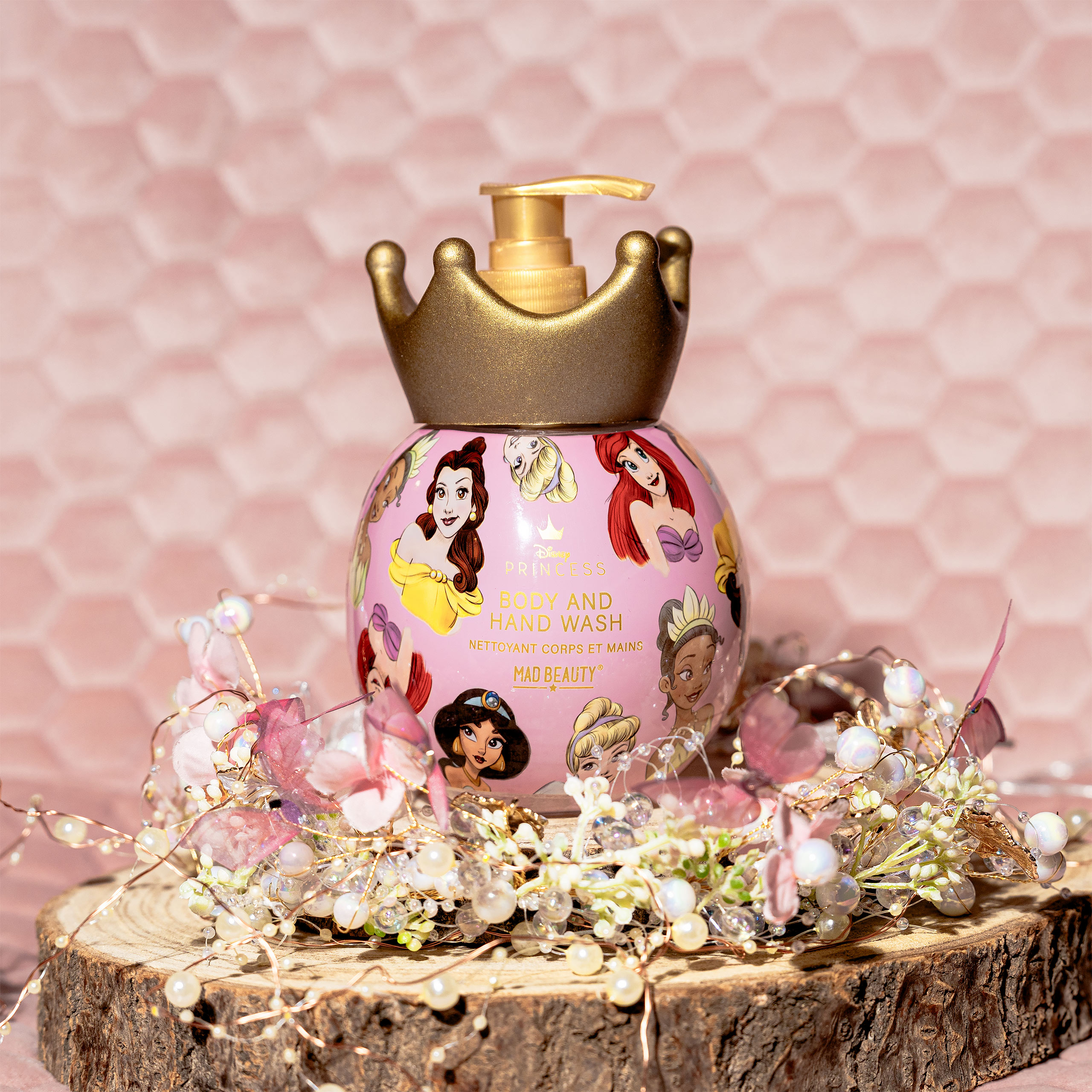 Disney Princess - Distributeur de savon avec gel lavant