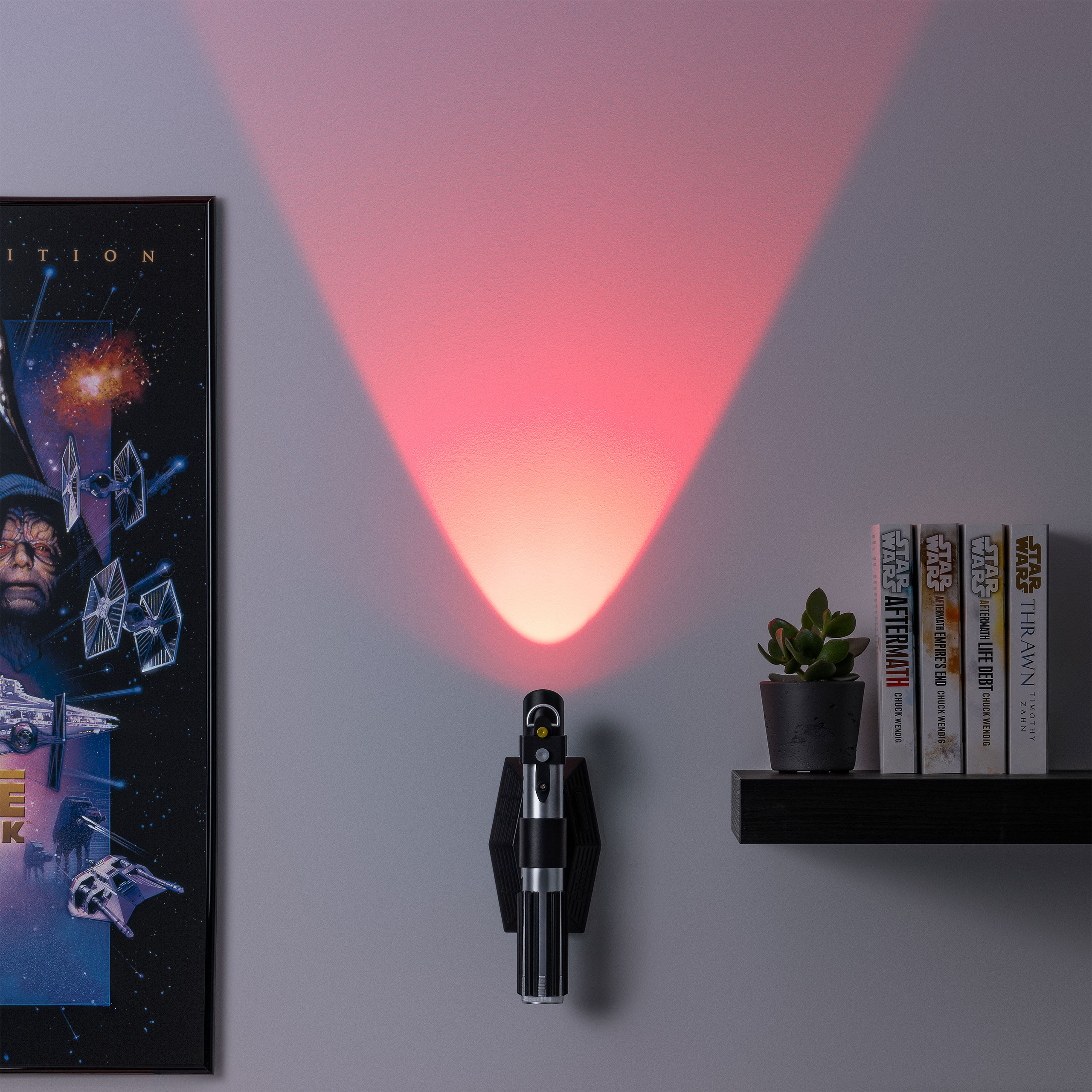 Star Wars - Lichtschwert LED Wandlampe mit Sound