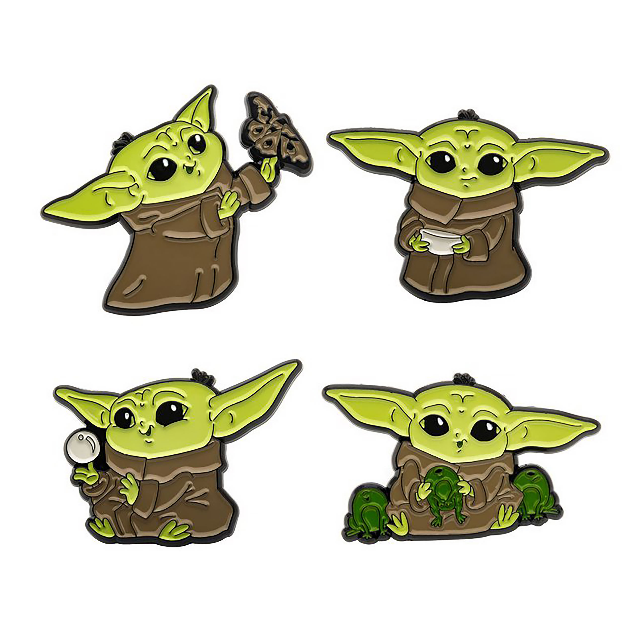 Grogu Moods pins 4-pack - Star Wars The Mandalorian