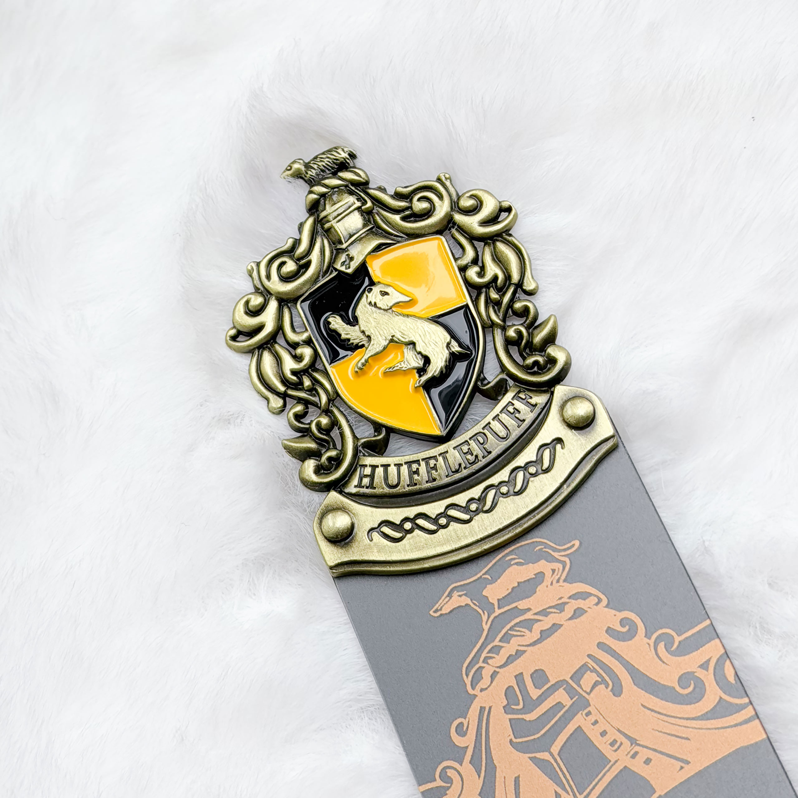 Harry Potter - Hufflepuff bokmärke gult