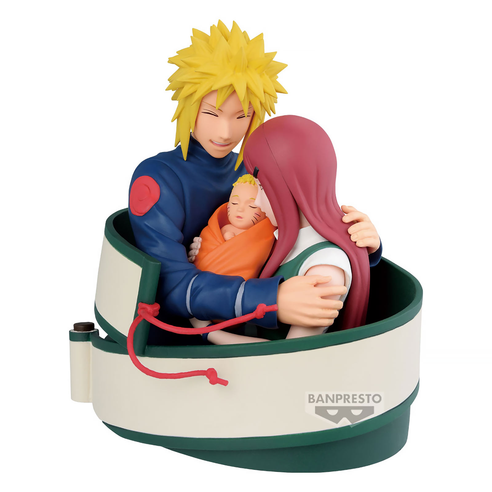 Naruto 72 Series - Set de figurines Minato, Naruto et Kushina