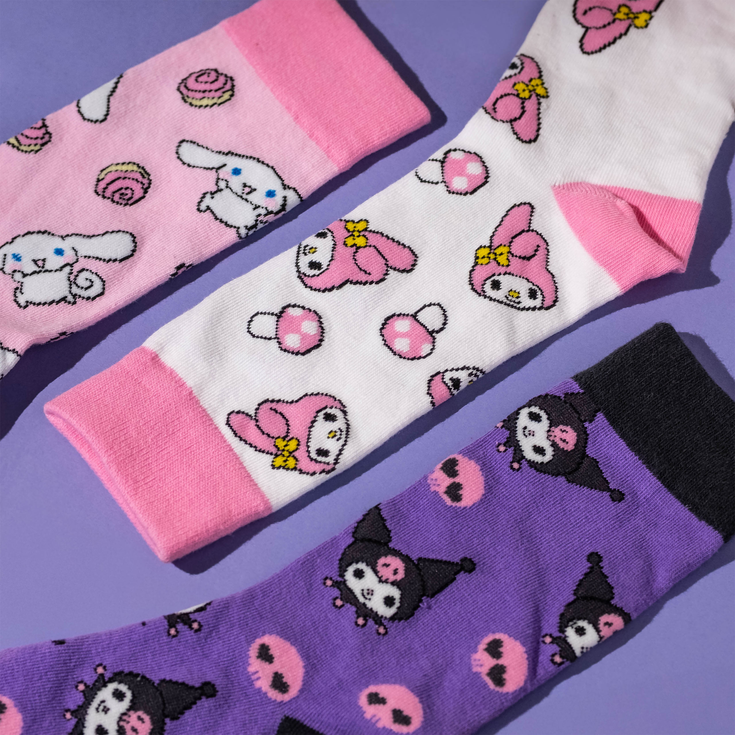 Sanrio - Hello Kitty and Friends 3-pack sokken in geschenkdoos