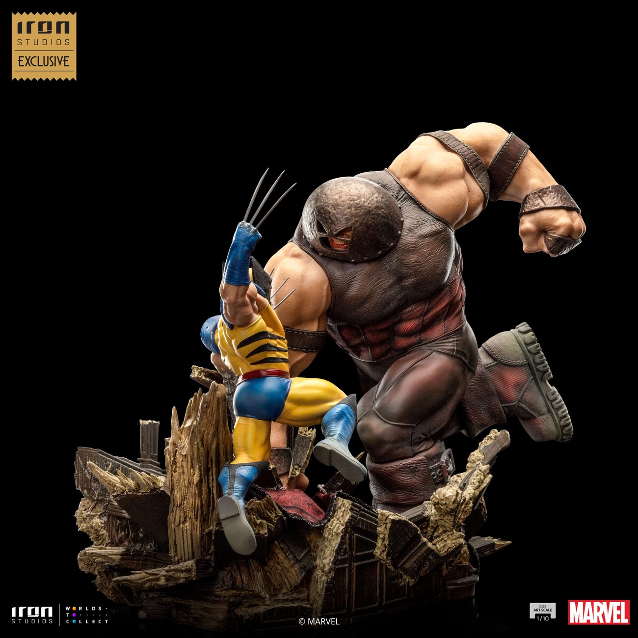 Marvel BDS Art Scale Figura 1/10 Wolverine vs Juggernaut heo EU Exclusive 30 cm