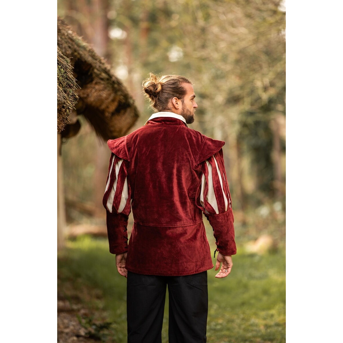 Medieval Landsknecht Doublet Brandolf red