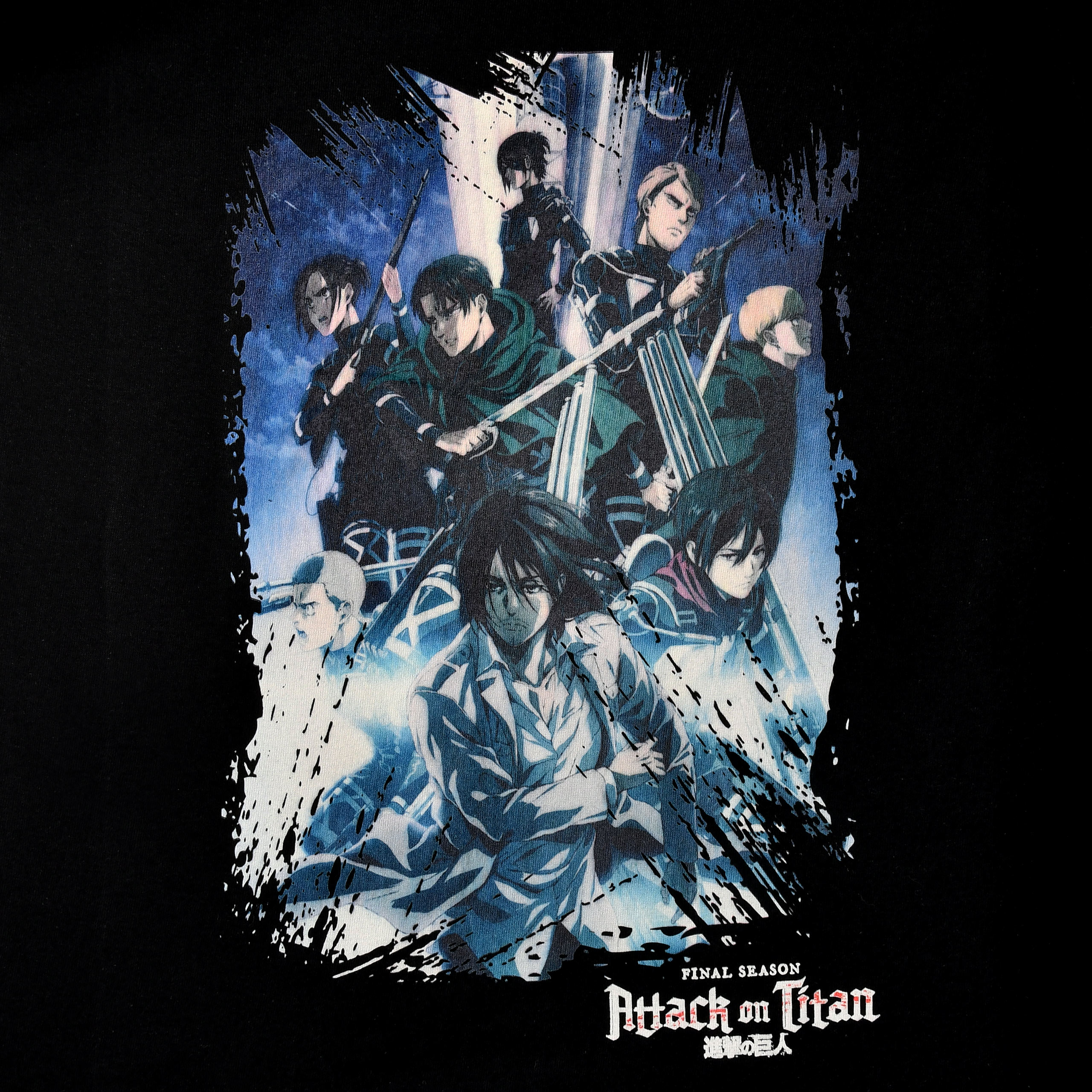 Attack on Titan - Seizoen 4 T-Shirt zwart