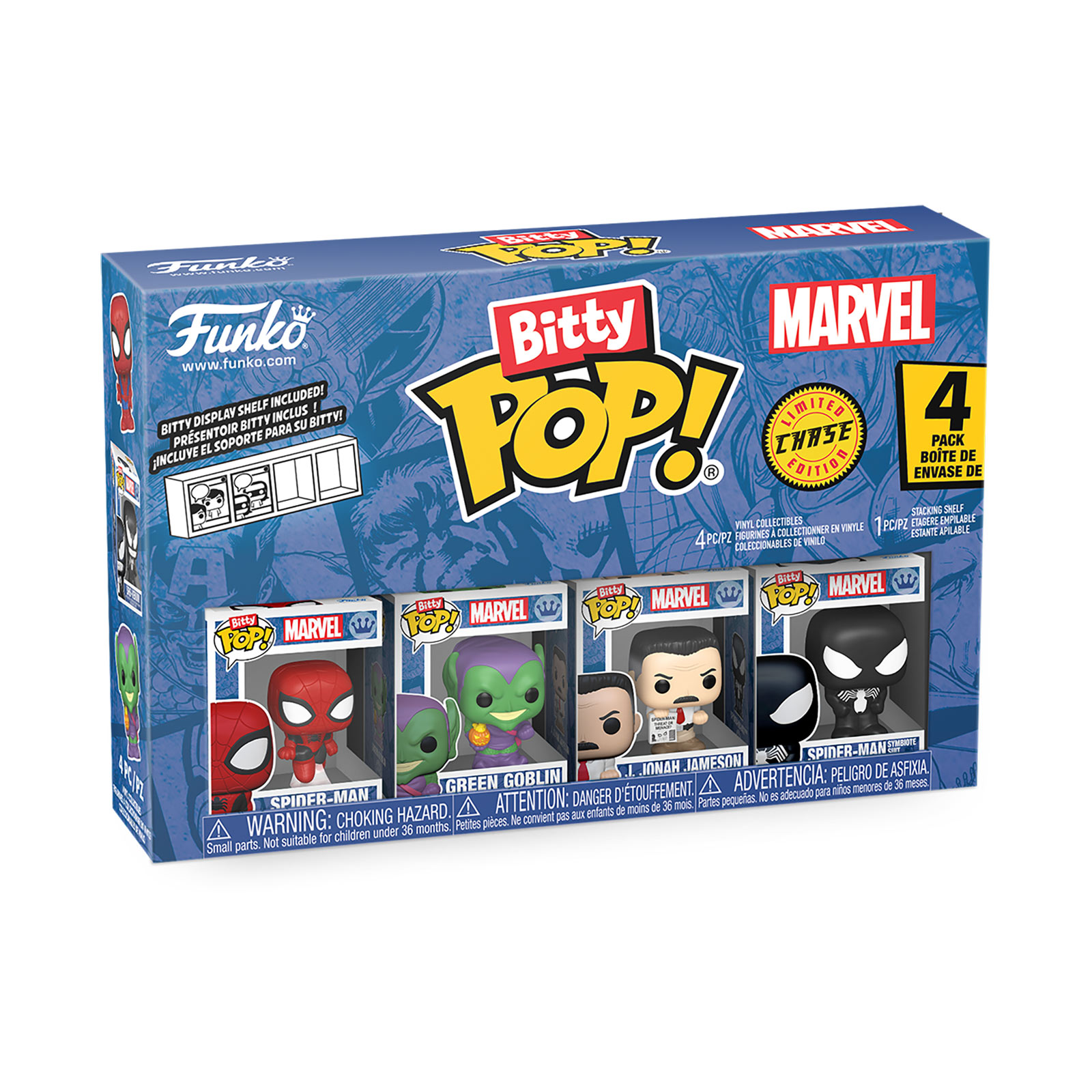 Marvel - Spider-Man Funko Bitty Pop 4-Pack Figuren Set Serie 1