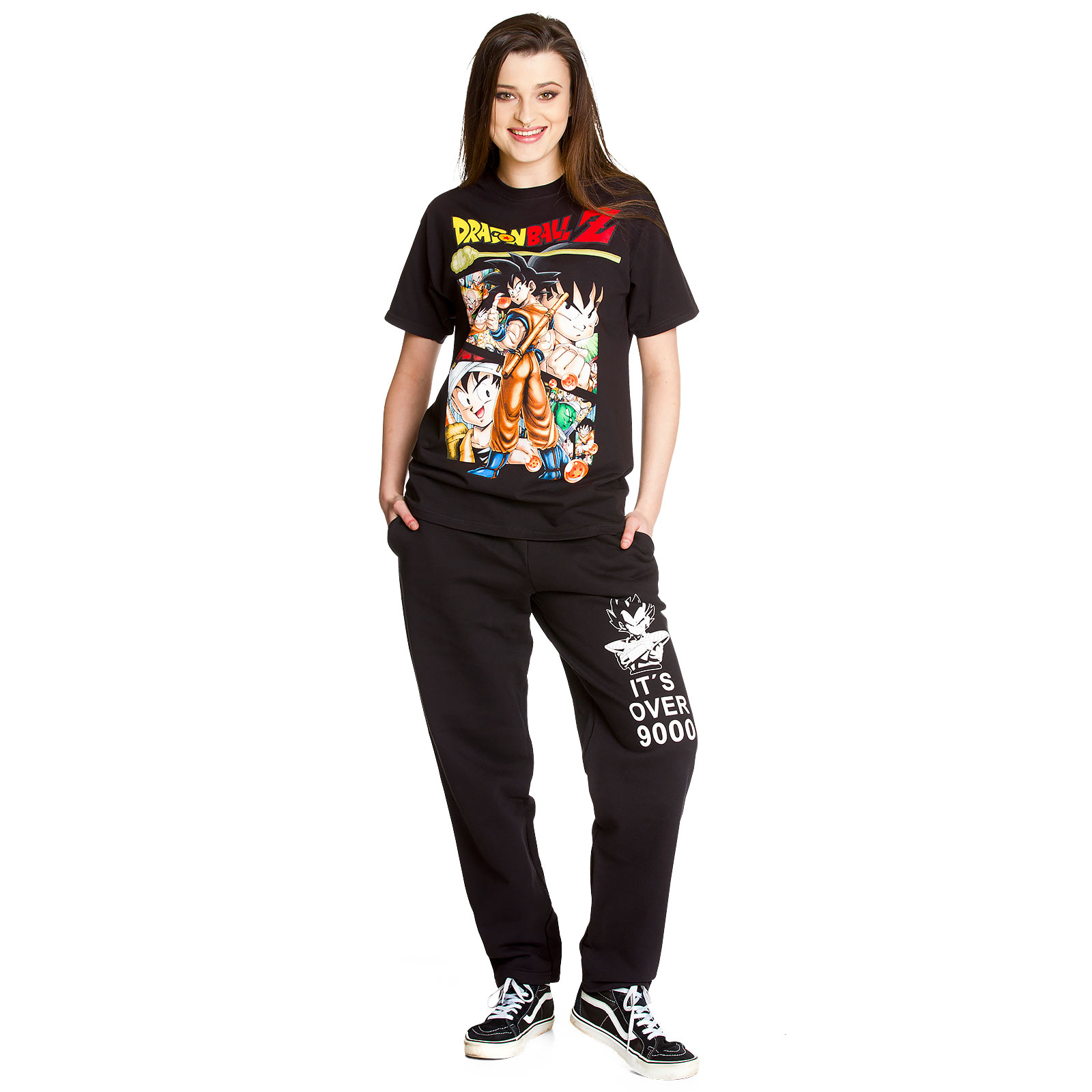 Dragon Ball - Its Over 9000 Sweatpants black