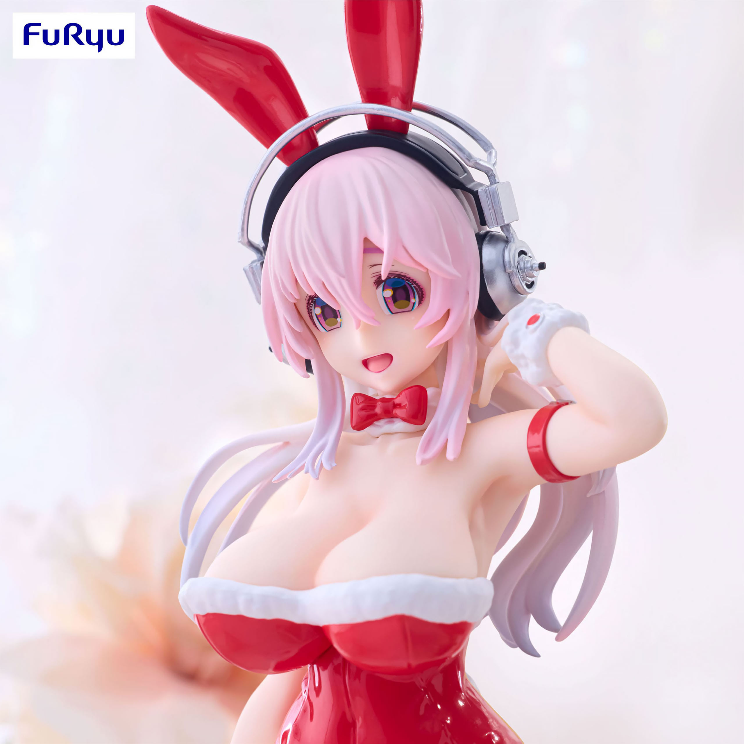 Super Sonico - BiCute Bunnies Figuur Rode Kleur Versie