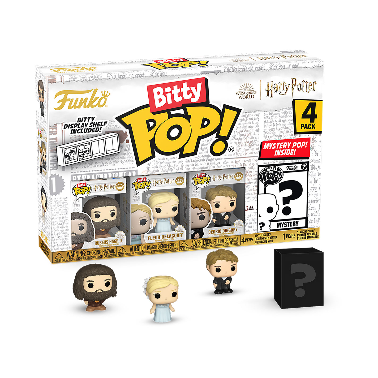 Harry Potter - Set de 4 figuras Funko Bitty Pop Baile de Navidad Serie 4