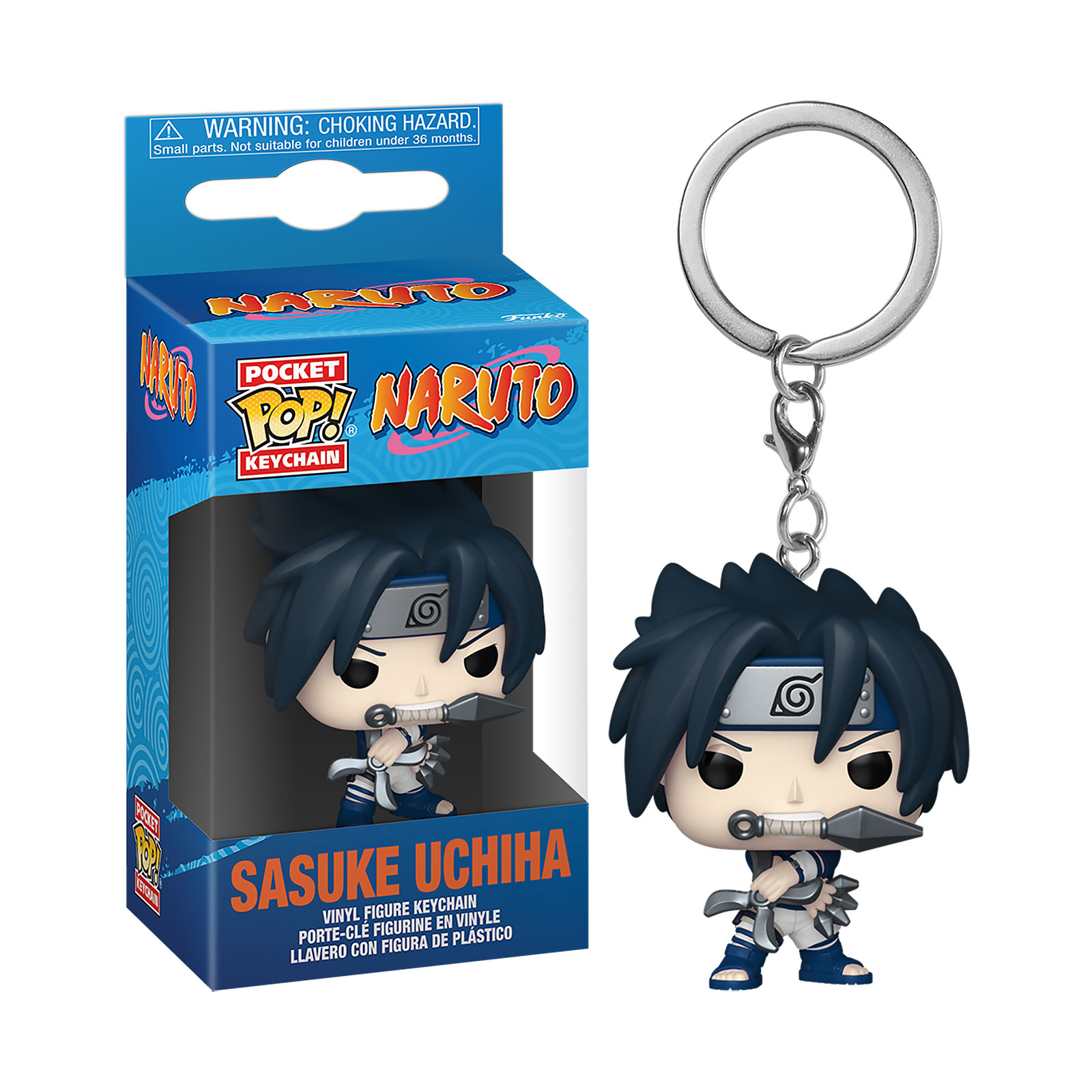 Naruto New Classics - Sasuke Funko Pop Keychain