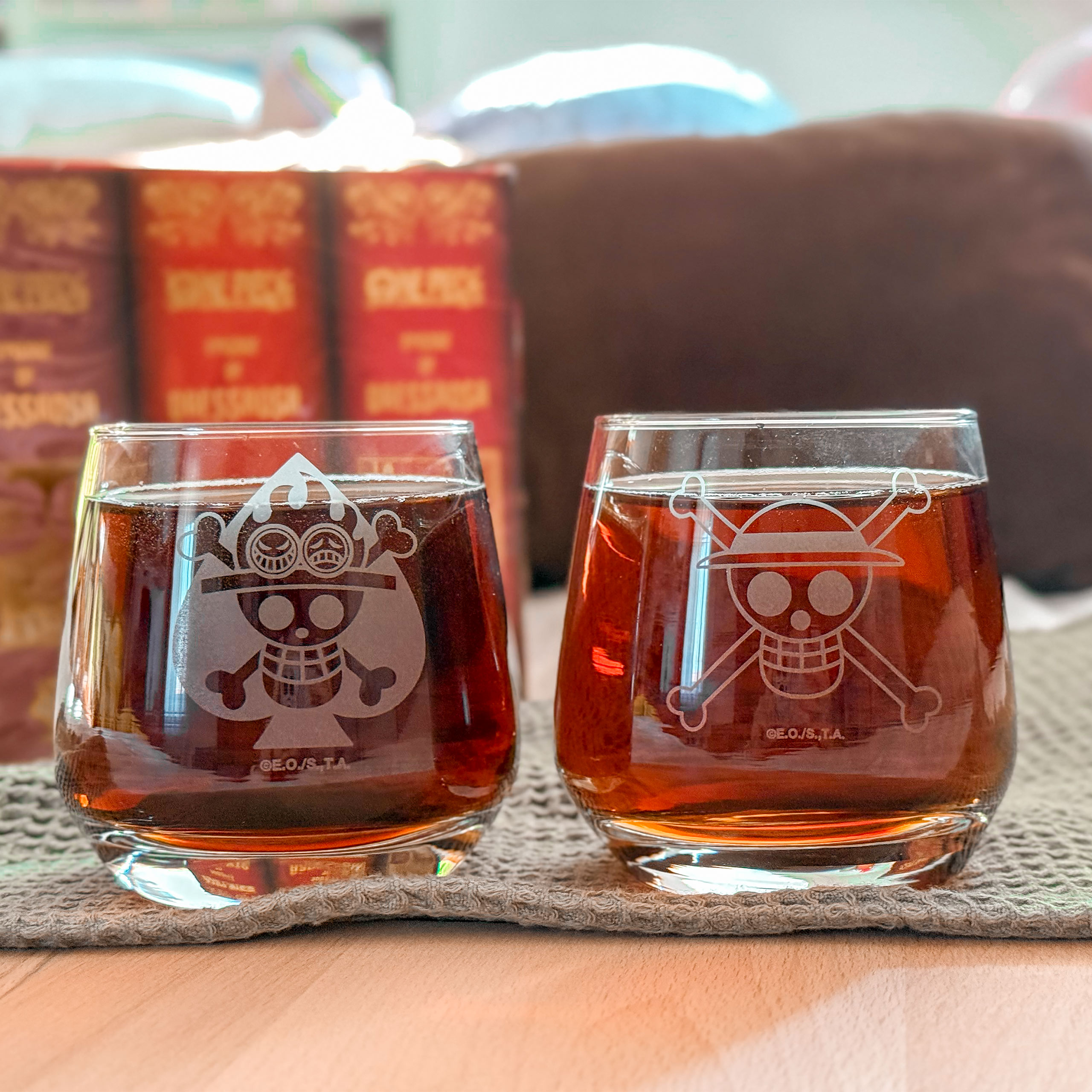 One Piece - Verres Luffy & Ace Set de 2
