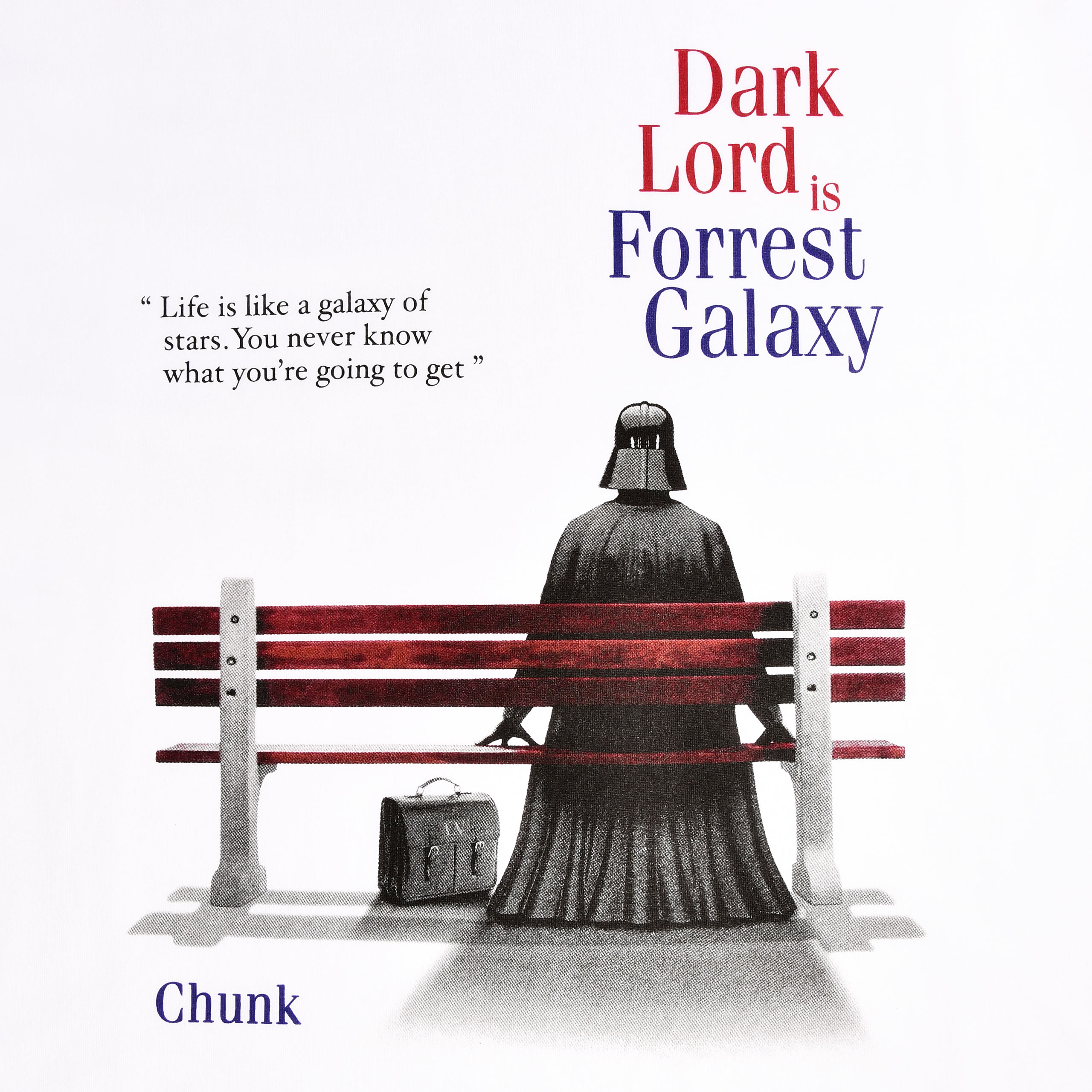 Dark Lord is Forrest Galaxy T-Shirt für Star Wars Fans weiß