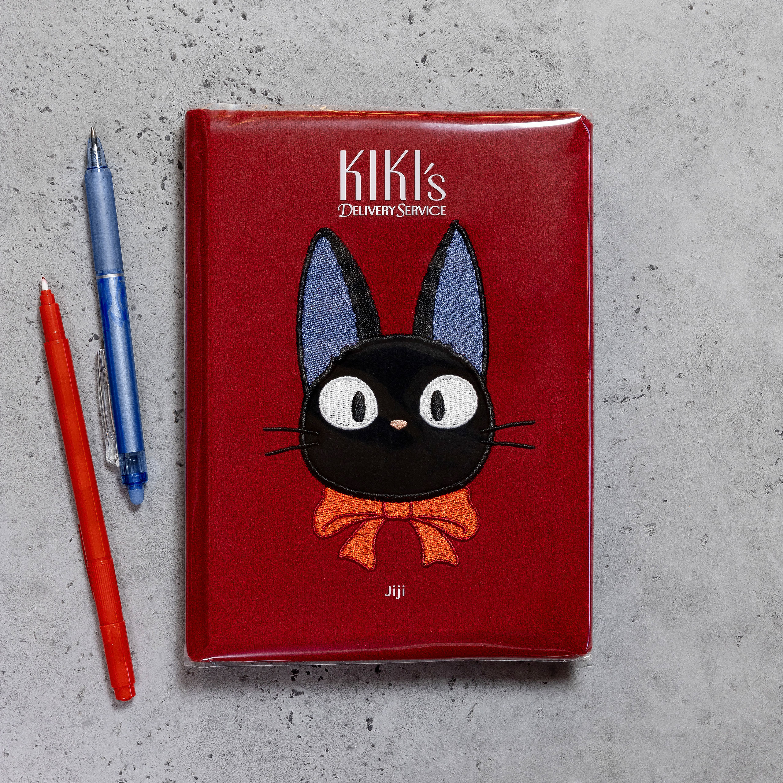Le Petit Service de Livraison de Kiki - Carnet de notes en peluche Jiji A5