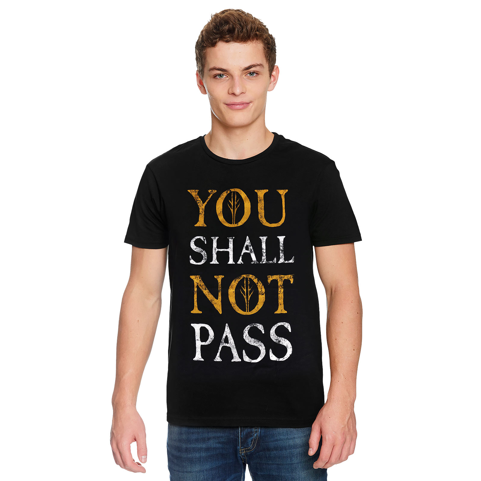 Le Seigneur des Anneaux - T-shirt You Shall Not Pass noir