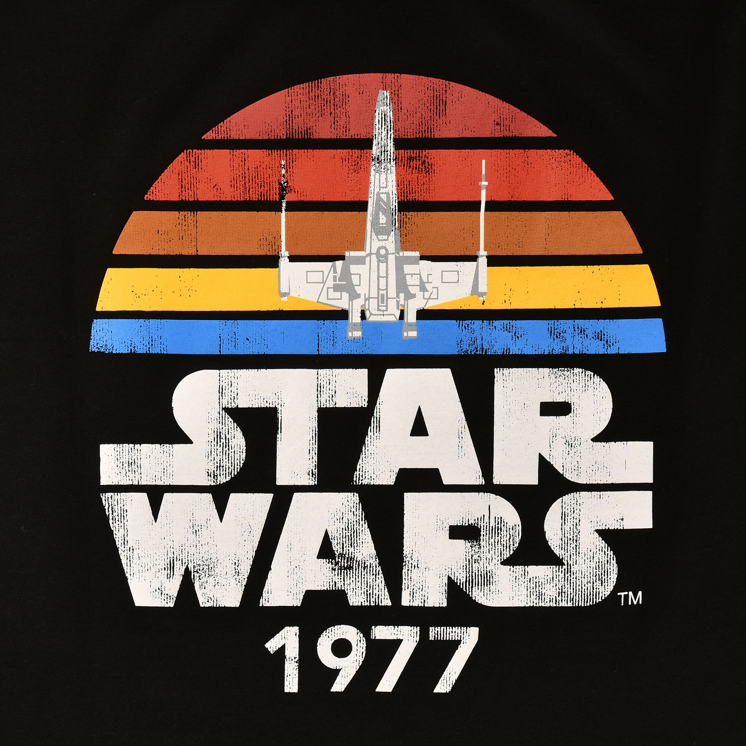 Star Wars van 1977 Distressed Tanktop zwart
