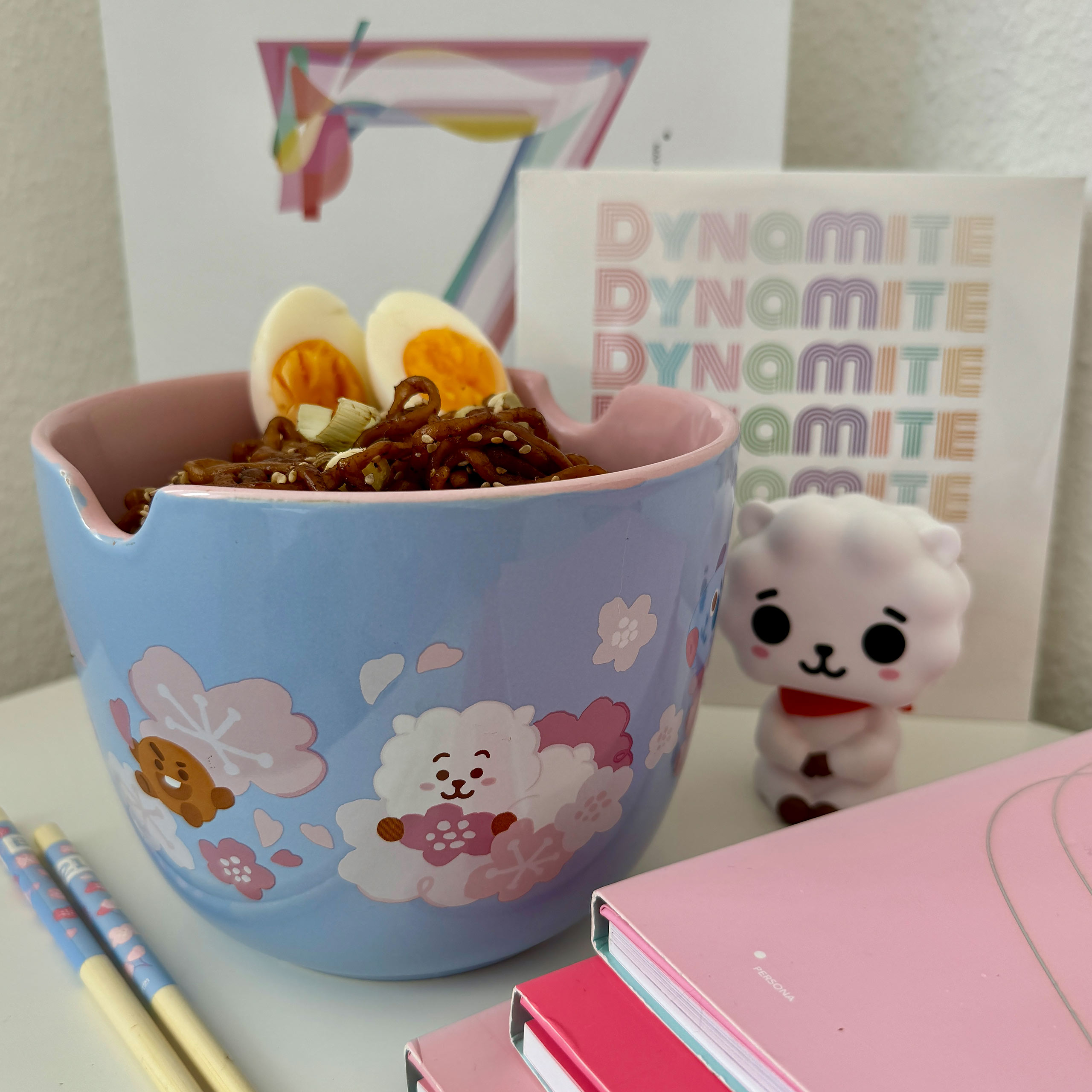 BT21 - Ciotola di Ramen con Bacchette dei Personaggi