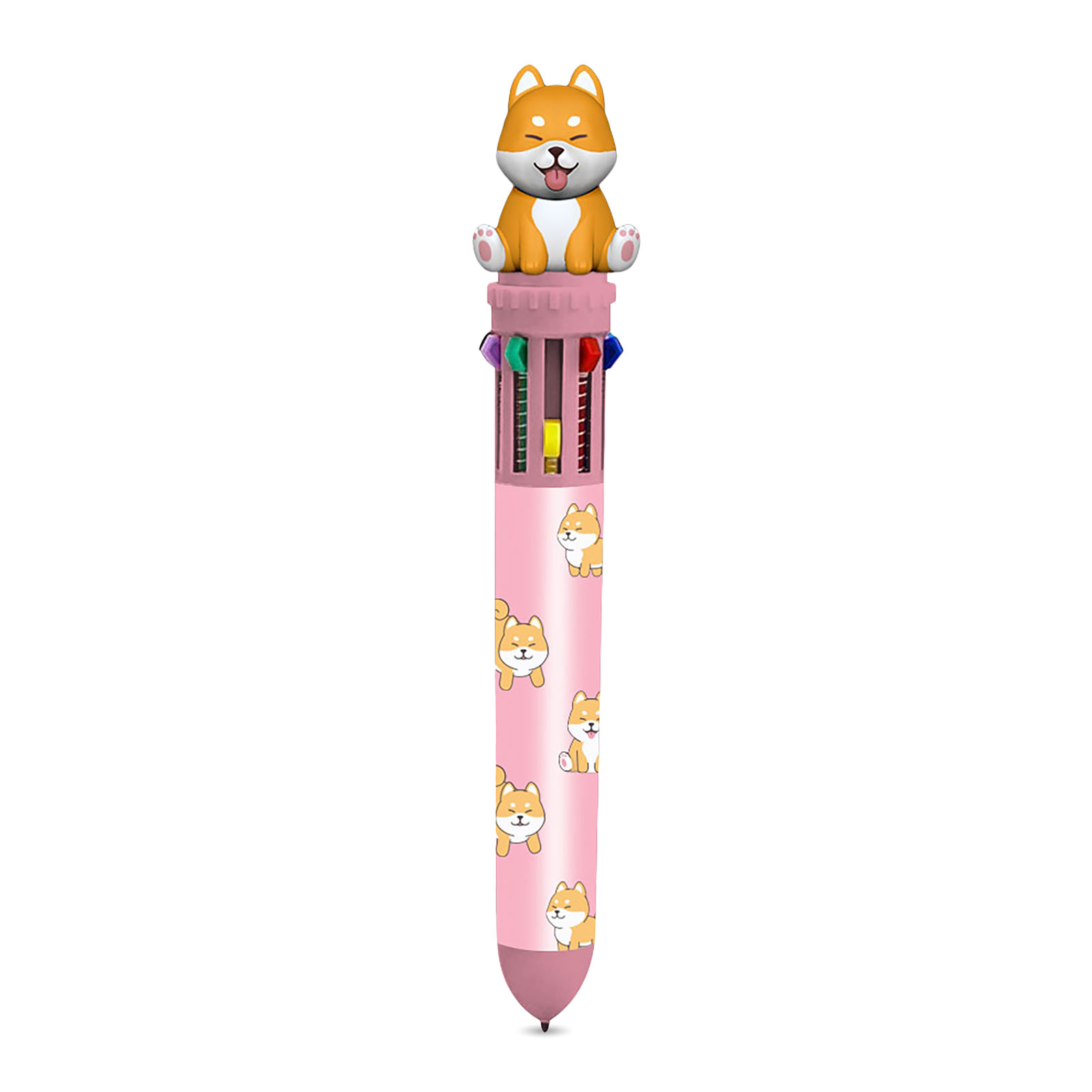 Shiba - Bolígrafo de 10 colores