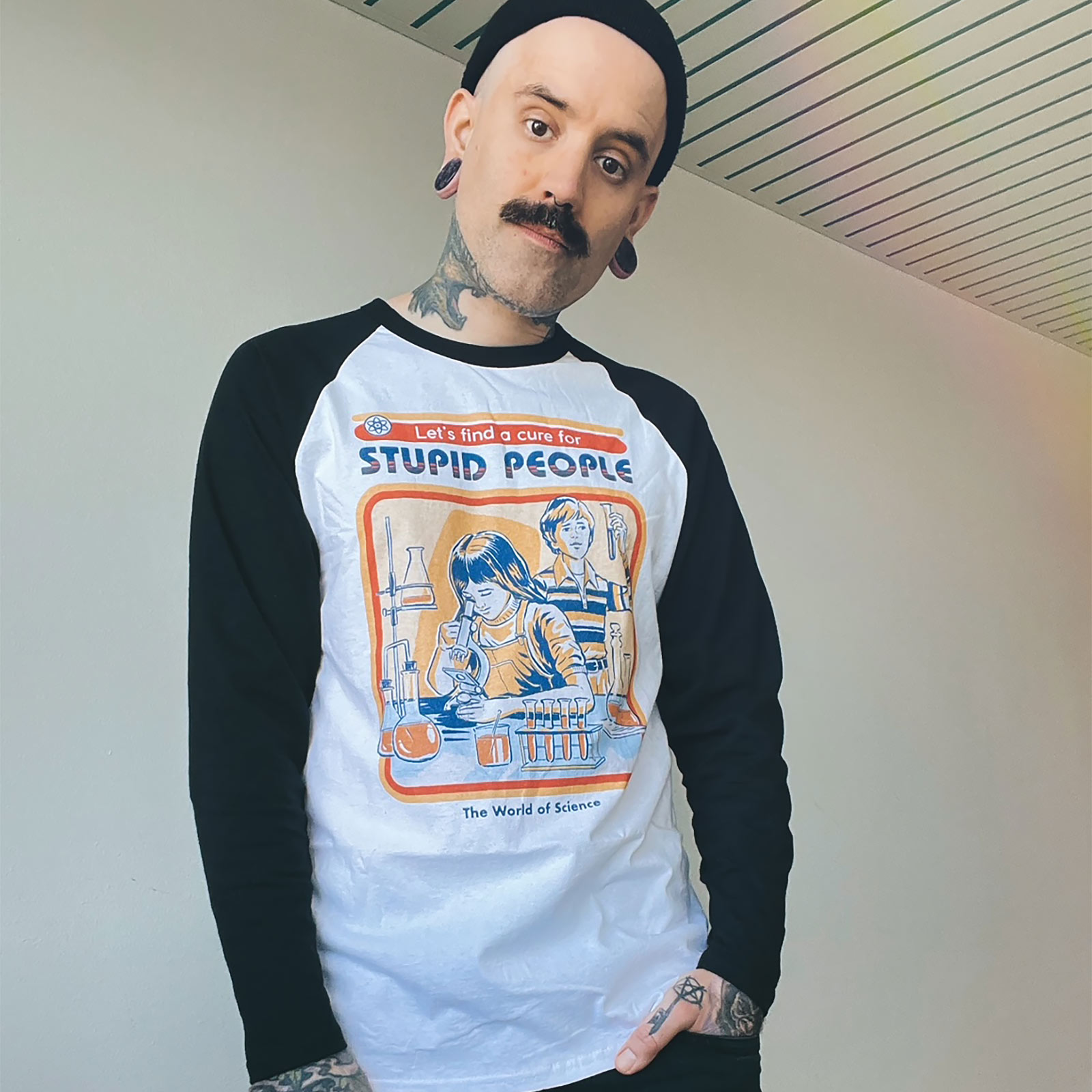 Steven Rhodes - Let's Find A Cure For Stupid People Longsleeve