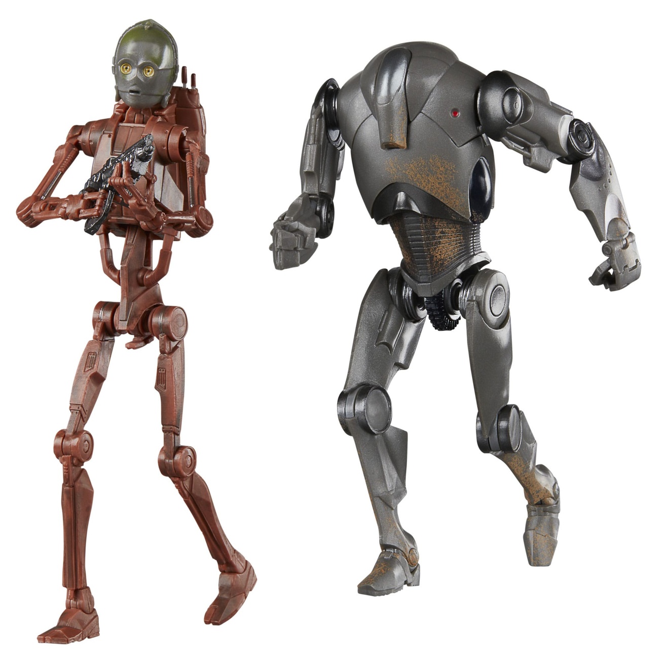 Star Wars Episode II Black Series Actiefiguren 2-pack C-3PO (B1 Battle Droid Body) & Super Battle Droid 15 cm