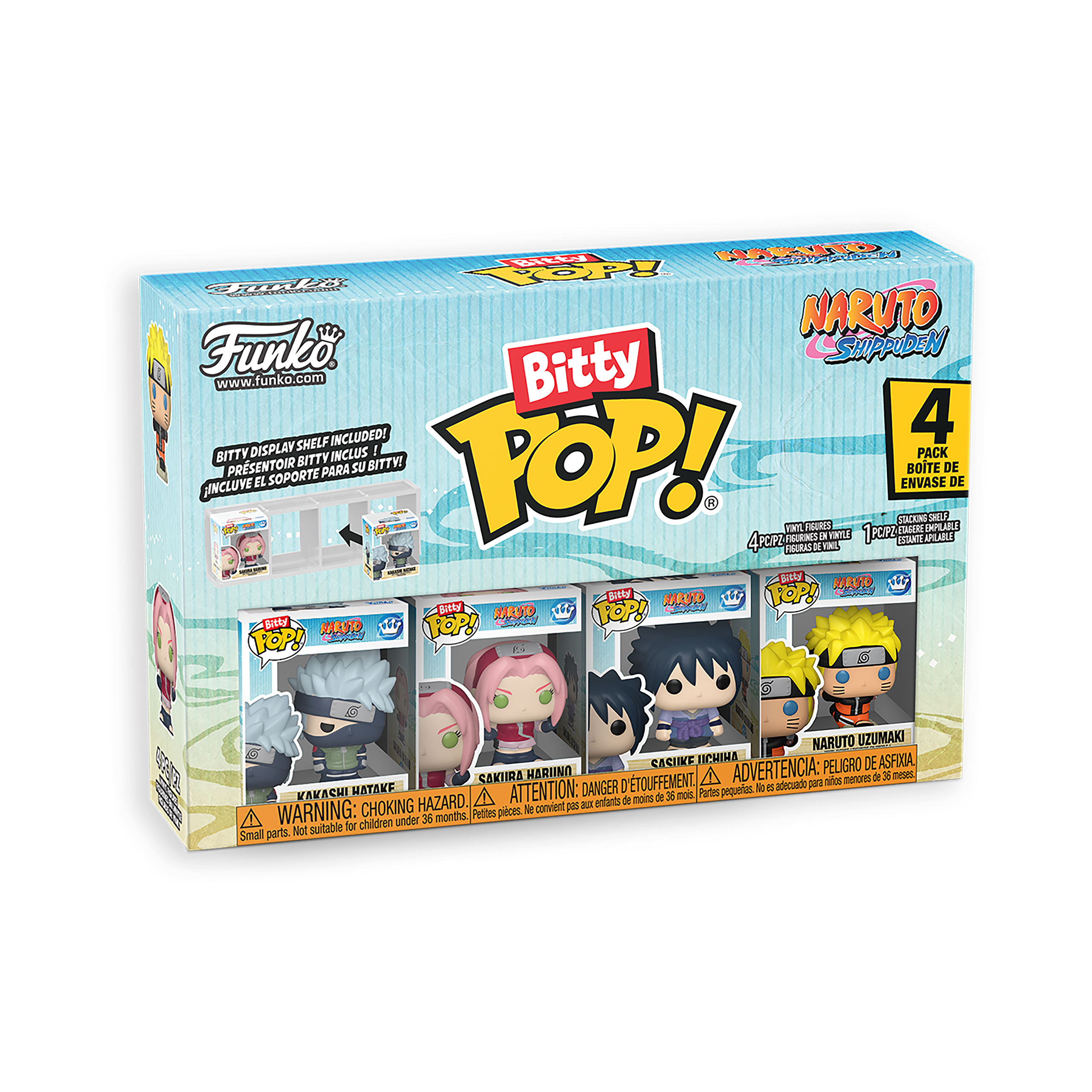 Naruto - Battles set de 4 figuras Funko Bitty Pop Serie 1