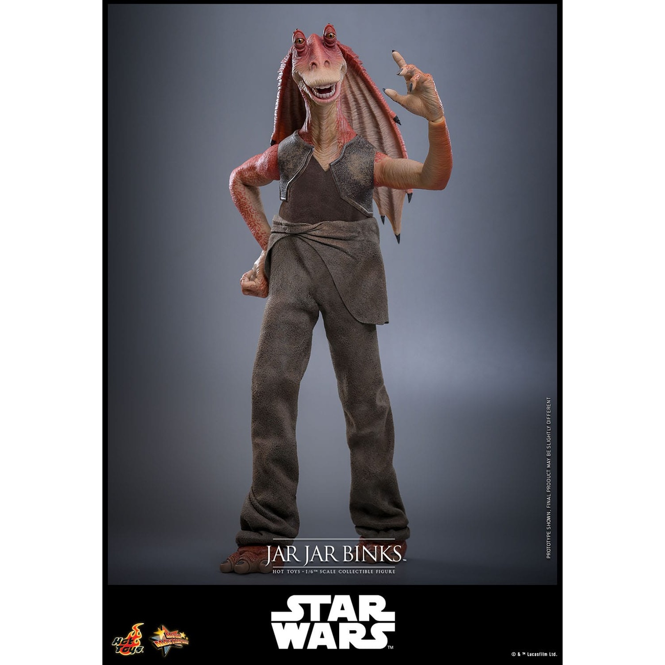 Star Wars - Figura de acción de Jar Jar Binks 1:6