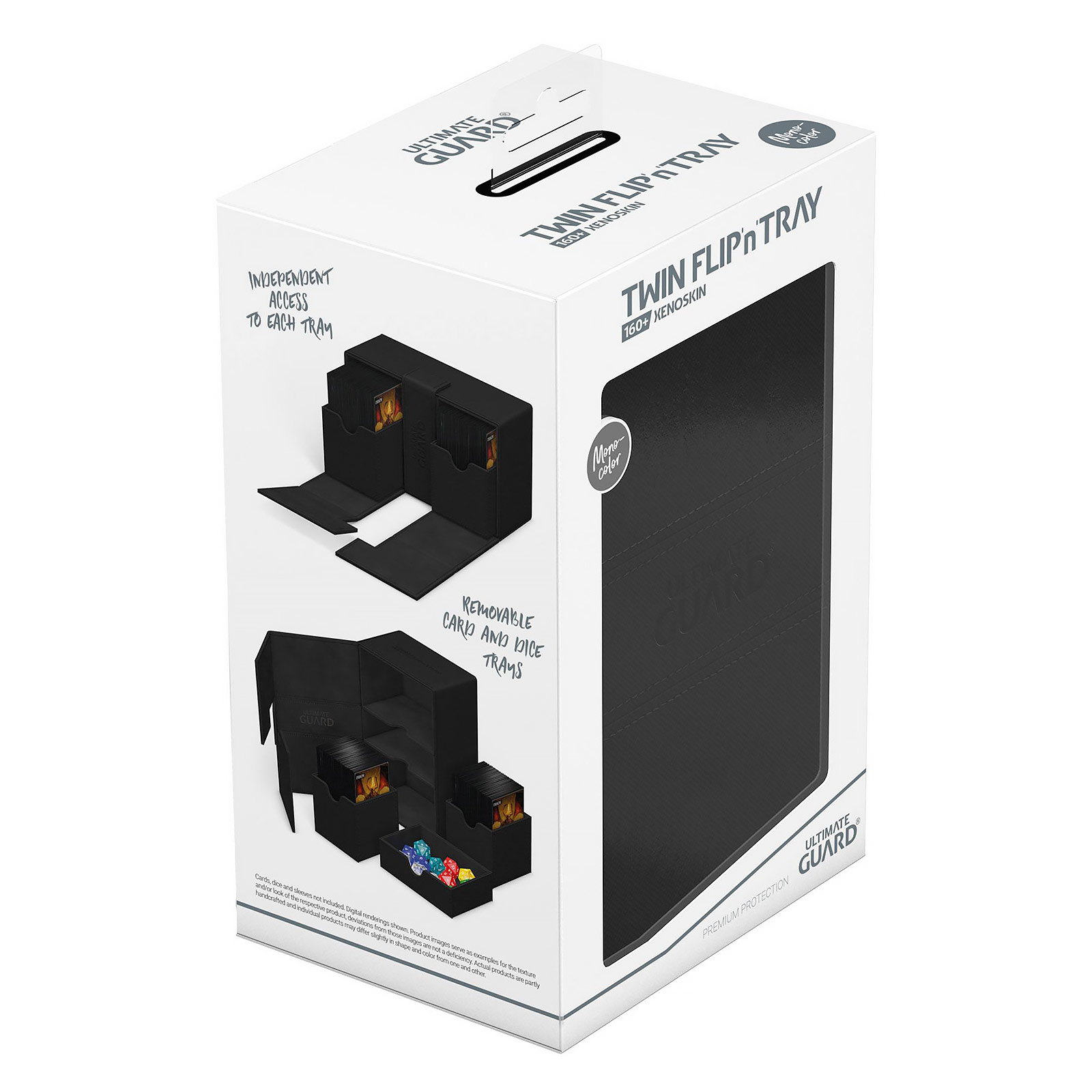 Boîte à cartes Ultimate Guard 160+ noire