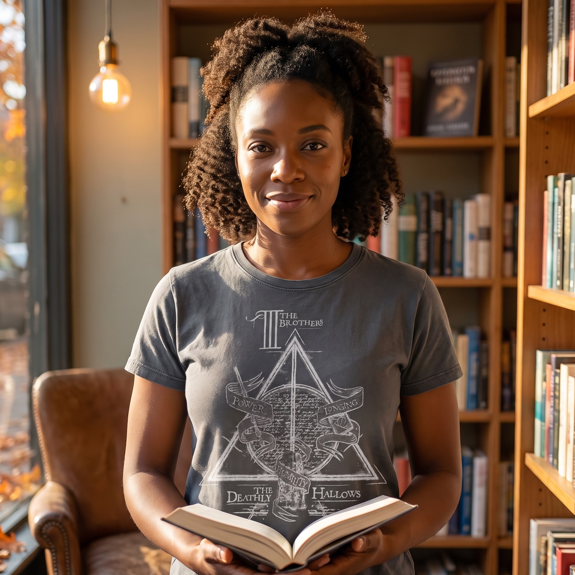 Harry Potter - Dödsrelikerna T-shirt dam grå