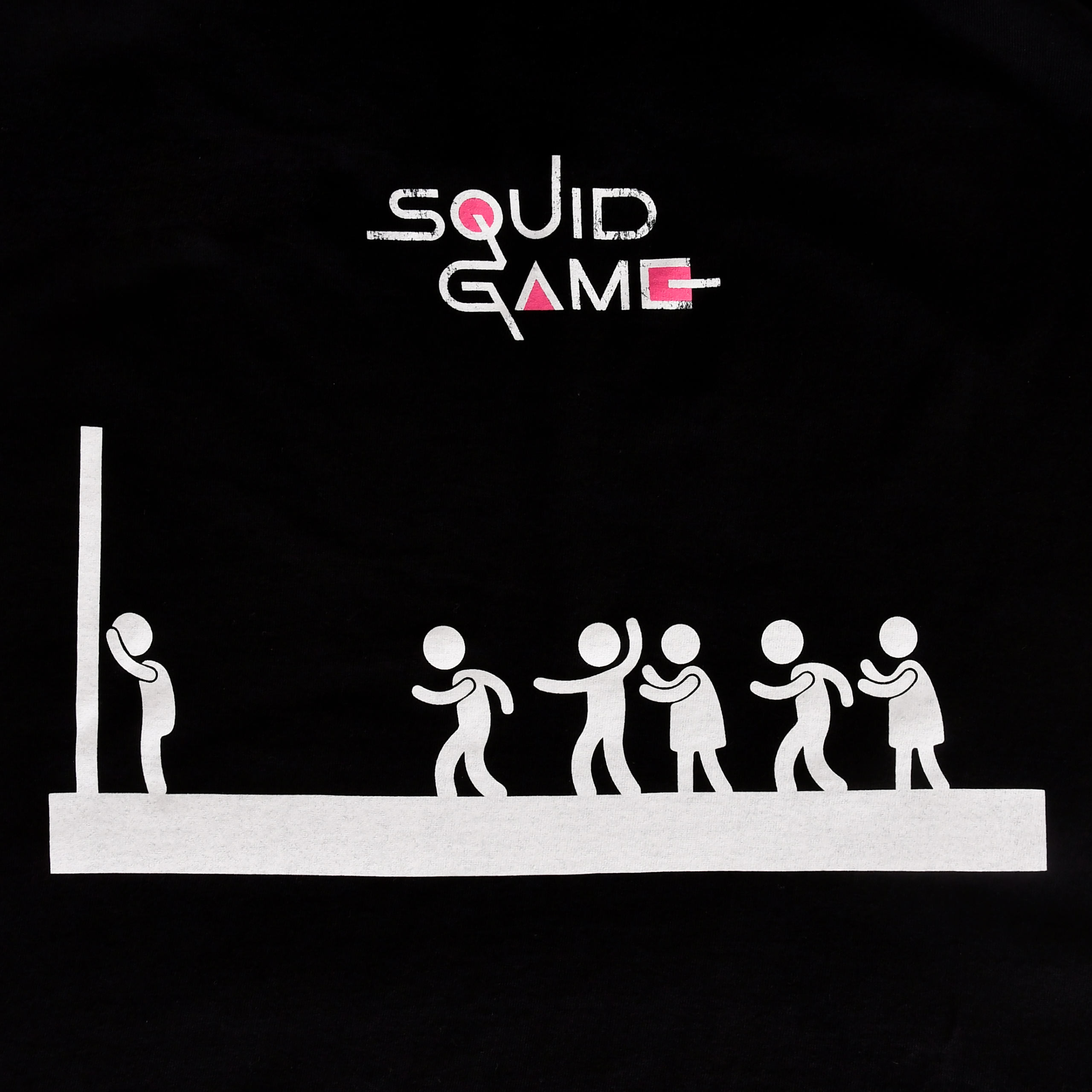Squid Game - T-shirt noir Red Light Green Light