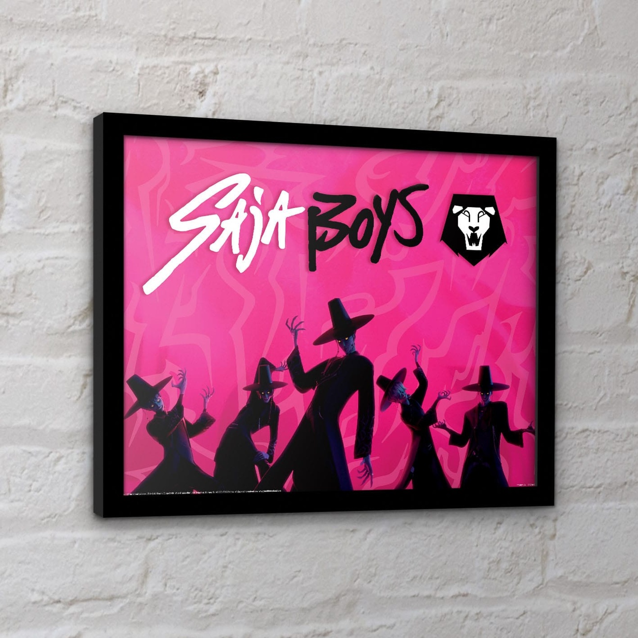 K-Pop Demon Hunters Collector Print – Póster enmarcado Saja Boys Idol