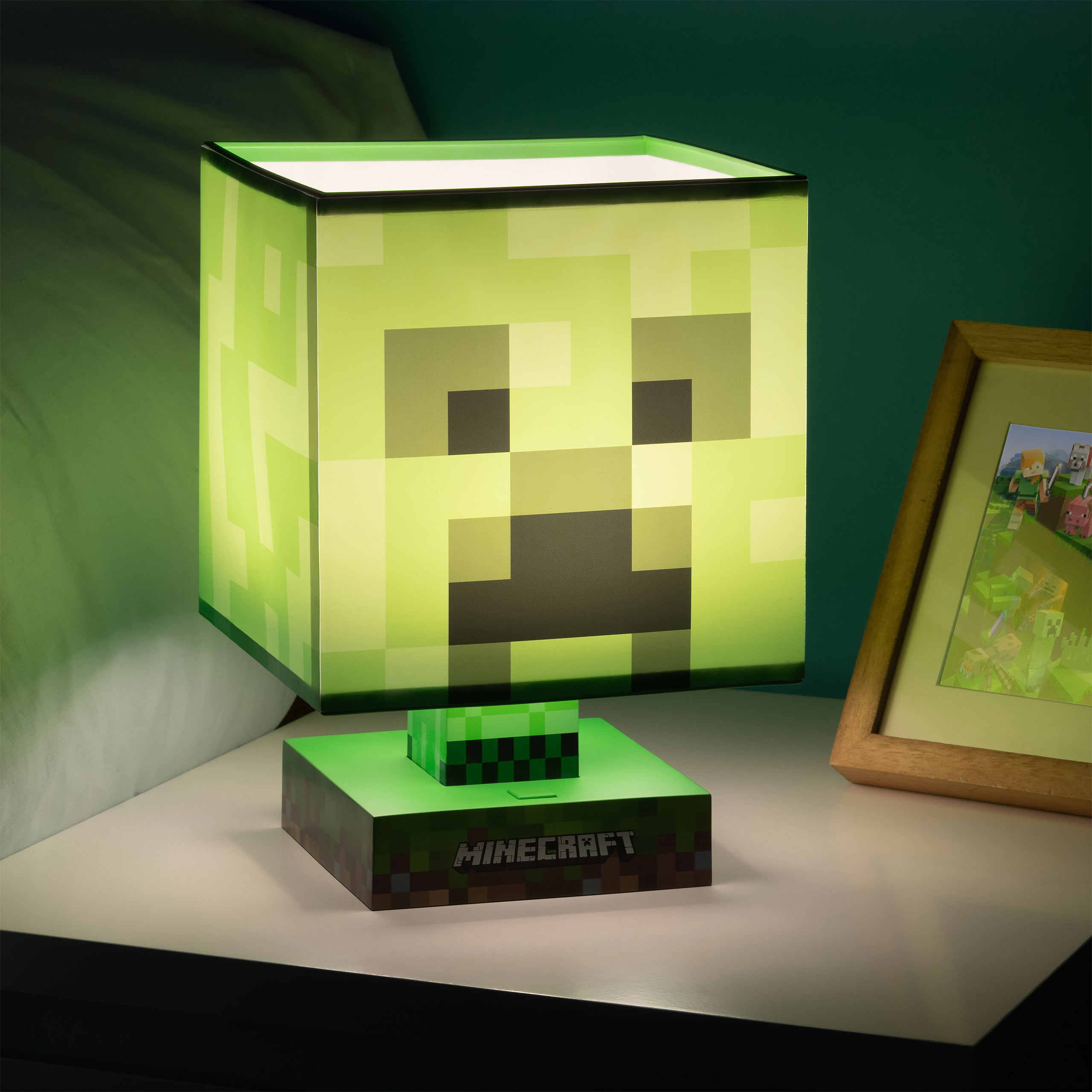 Minecraft - Creeper Table Lamp
