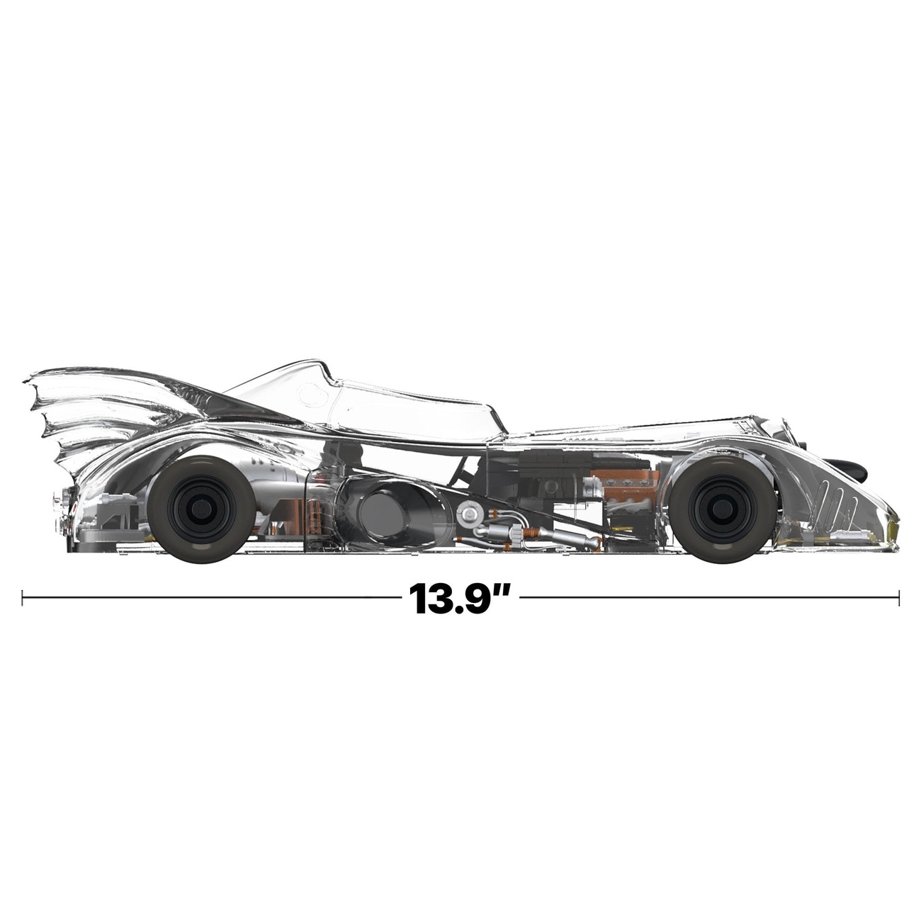 Batman 1989 Super Cyborg Vehicle Batmobile 1989 (Clear) 35 cm