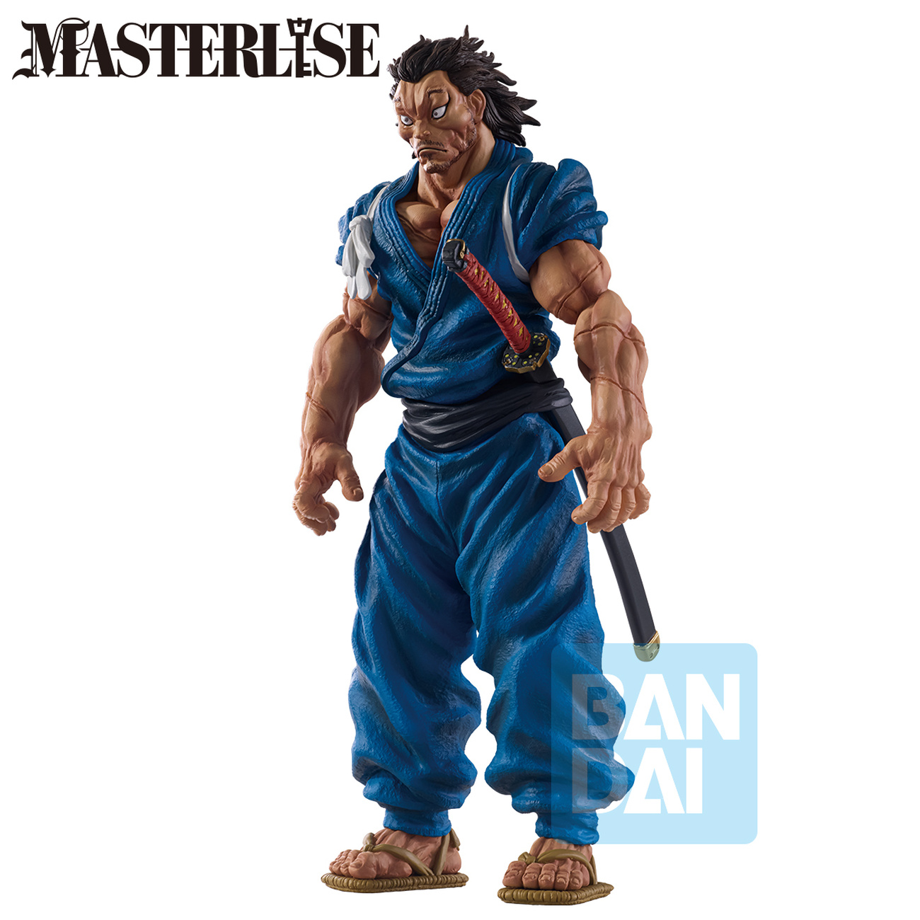 Baki - Musashi Miyamoto Giant Heartbeat Ichibansho Figur