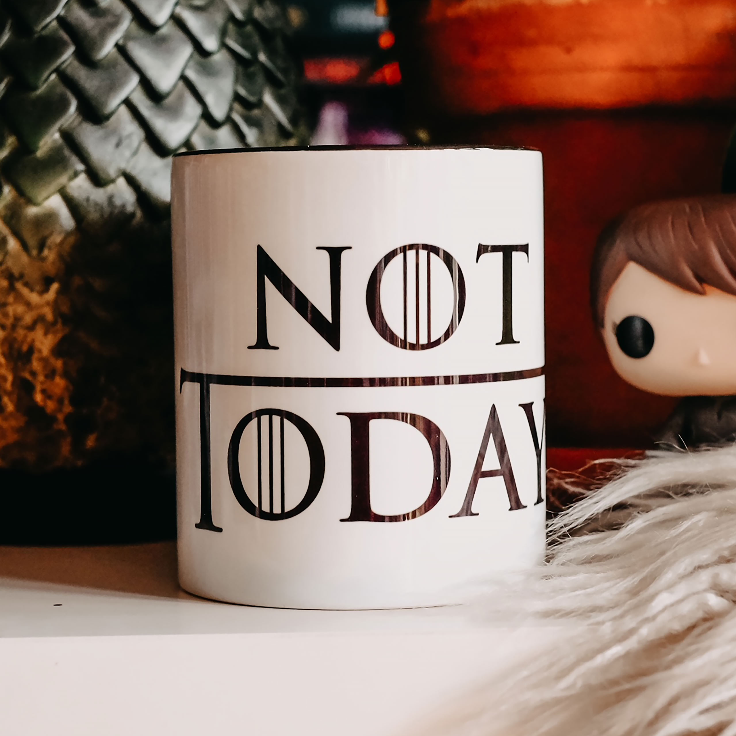 Tasse Not Today pour les fans de Game of Thrones