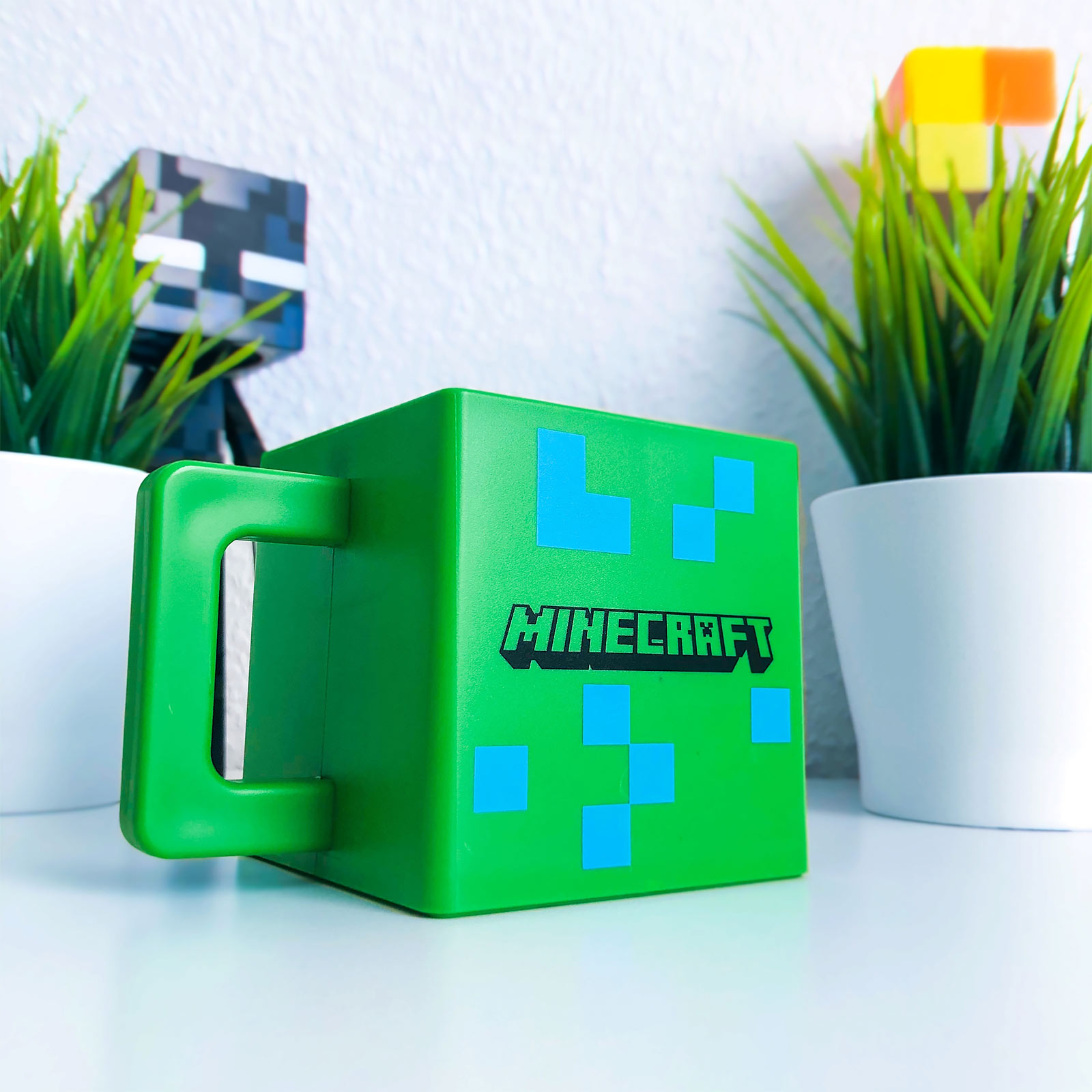 Minecraft - Tasse Charged Creeper verte