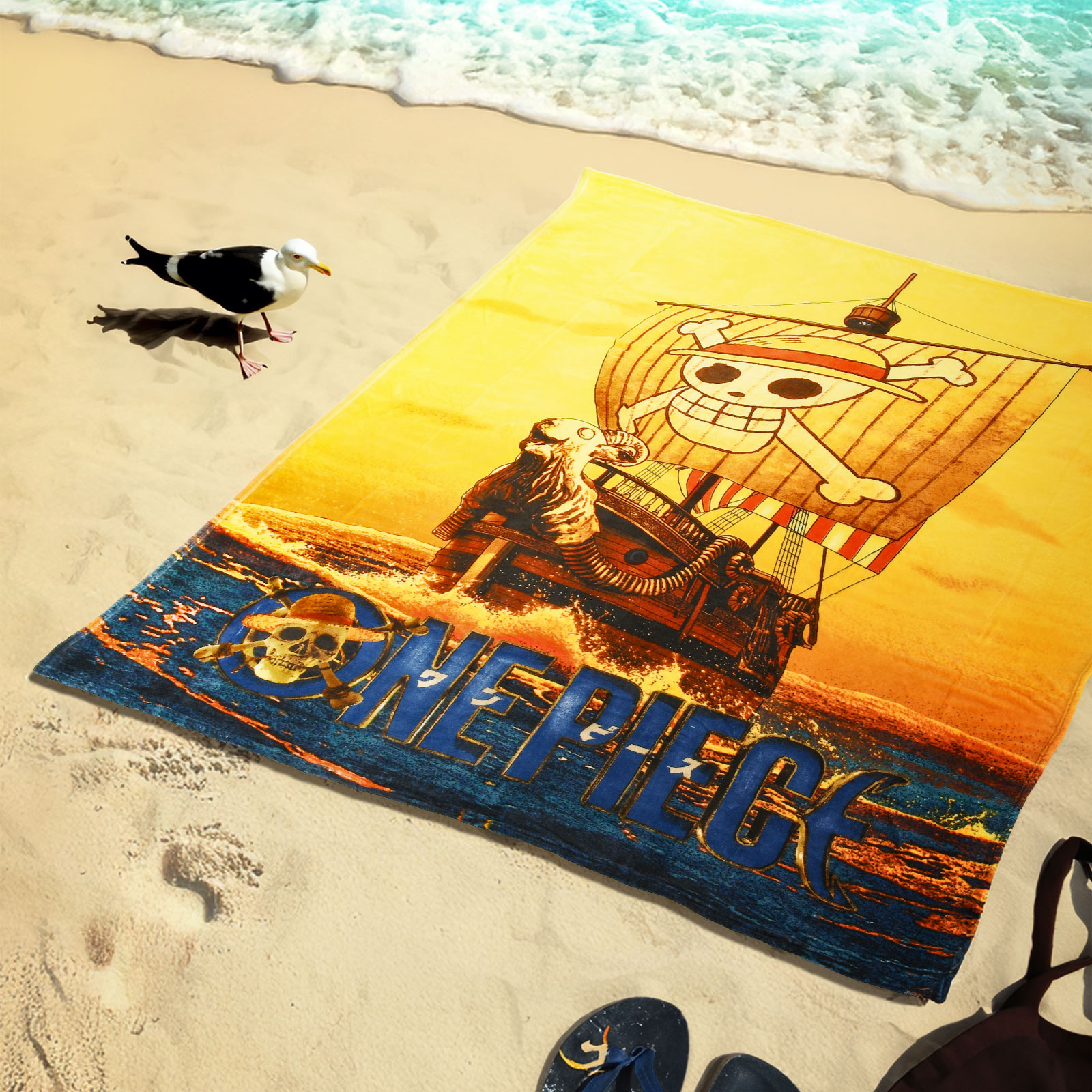 One Piece - Flying Lamb Flauschdecke