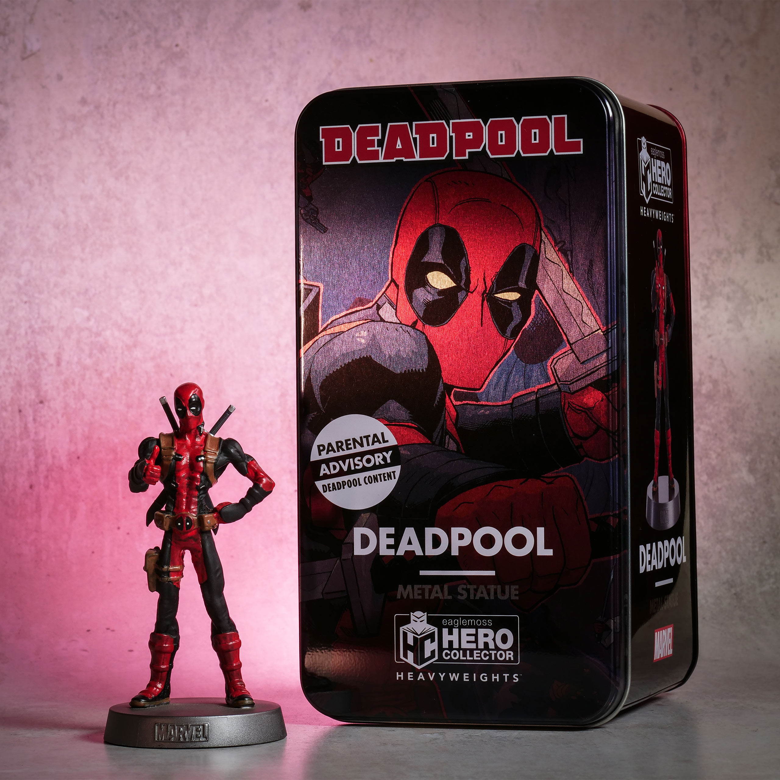 Deadpool - Heavyweights Metalen Figuur in Verzamelaarsblik