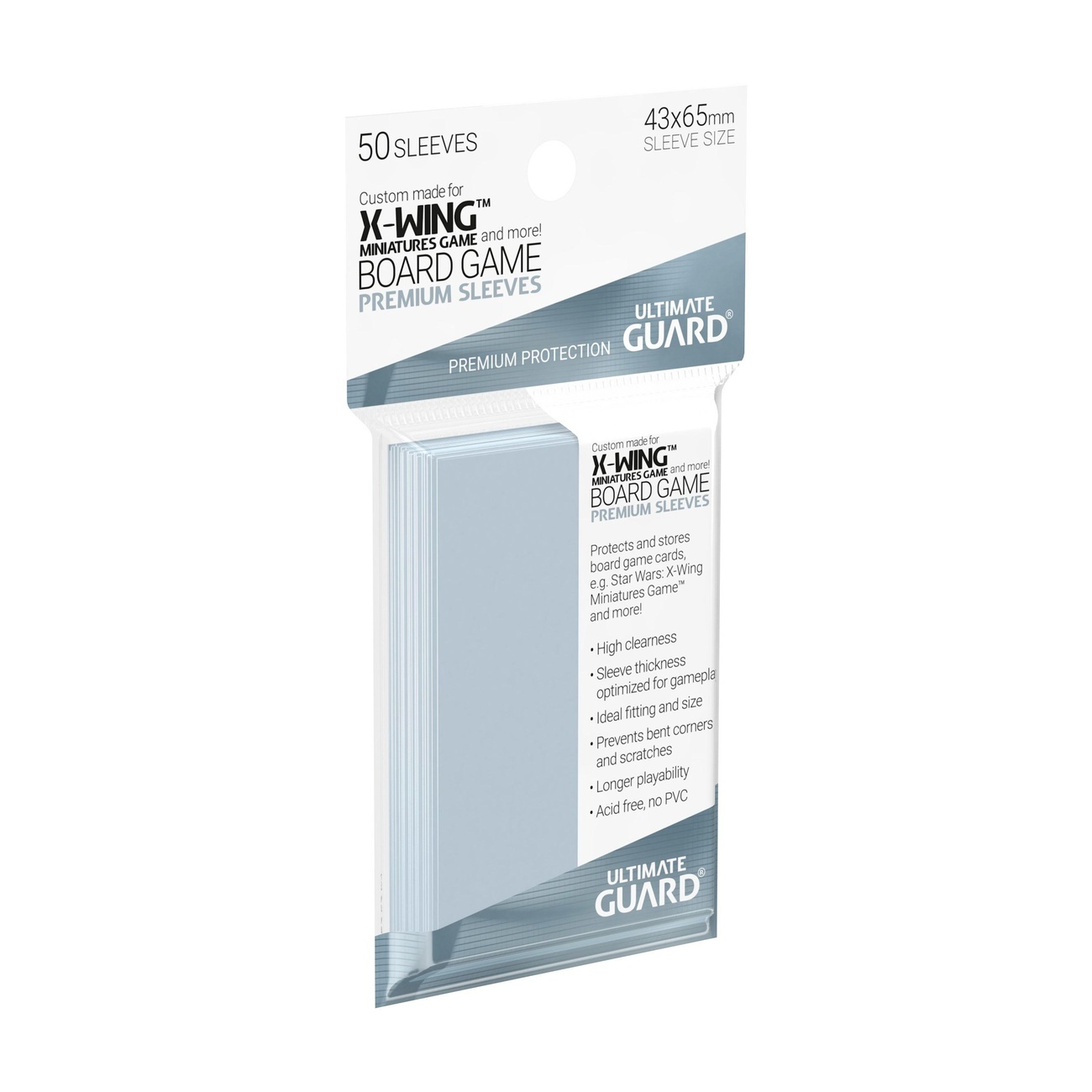 Ultimate Guard Board Game Sleeves (50) – X-Wing Miniatures Game