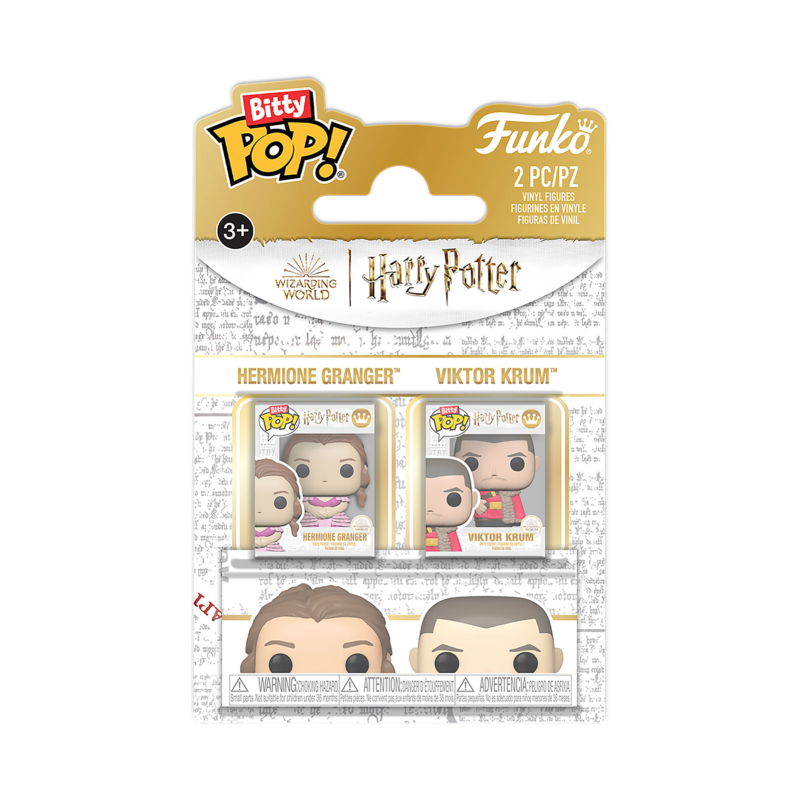 Harry Potter - Hermione et Victor Krum Funko Bitty Pop set de 2 figurines