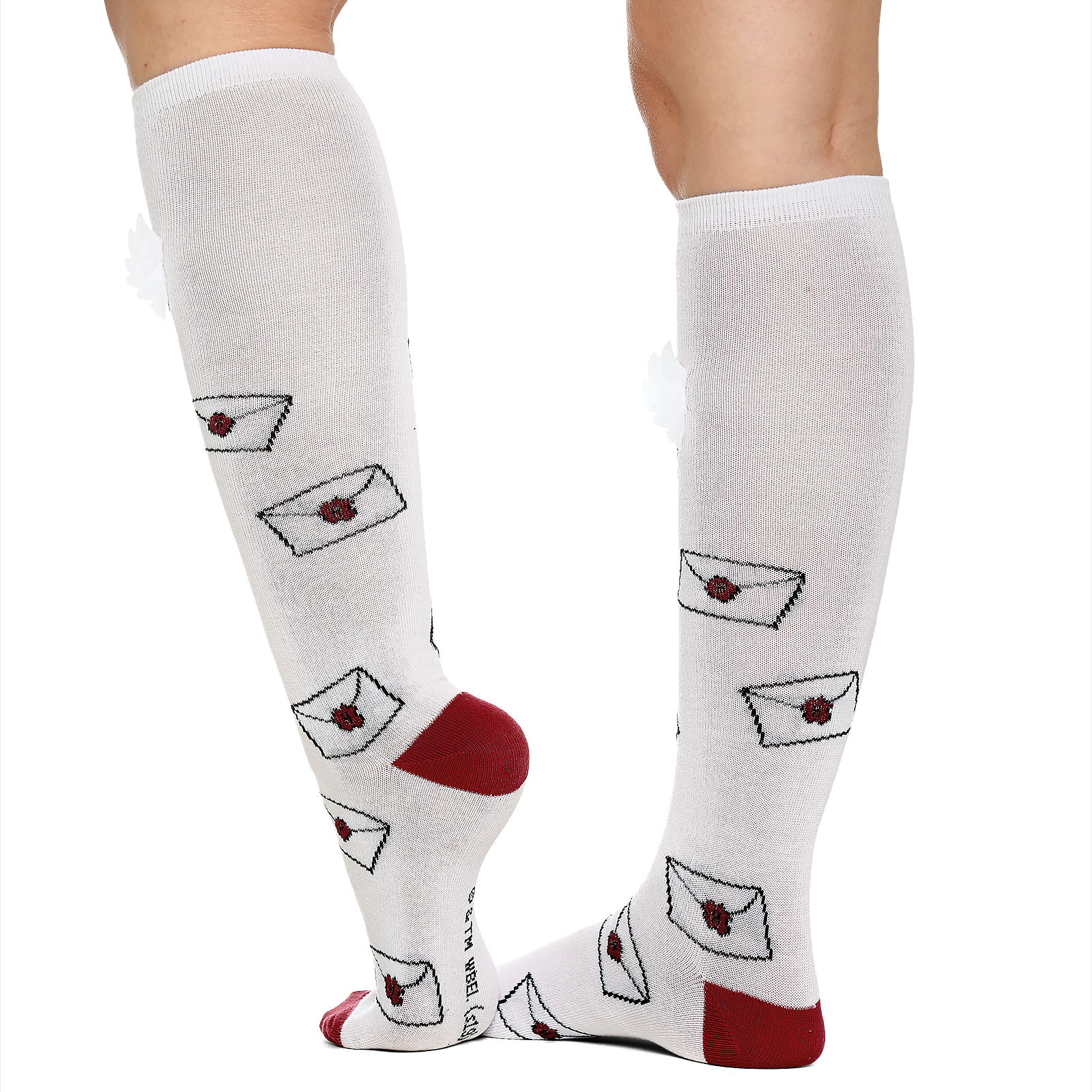 Harry Potter - Chaussettes Hautes Hedwig Blanches