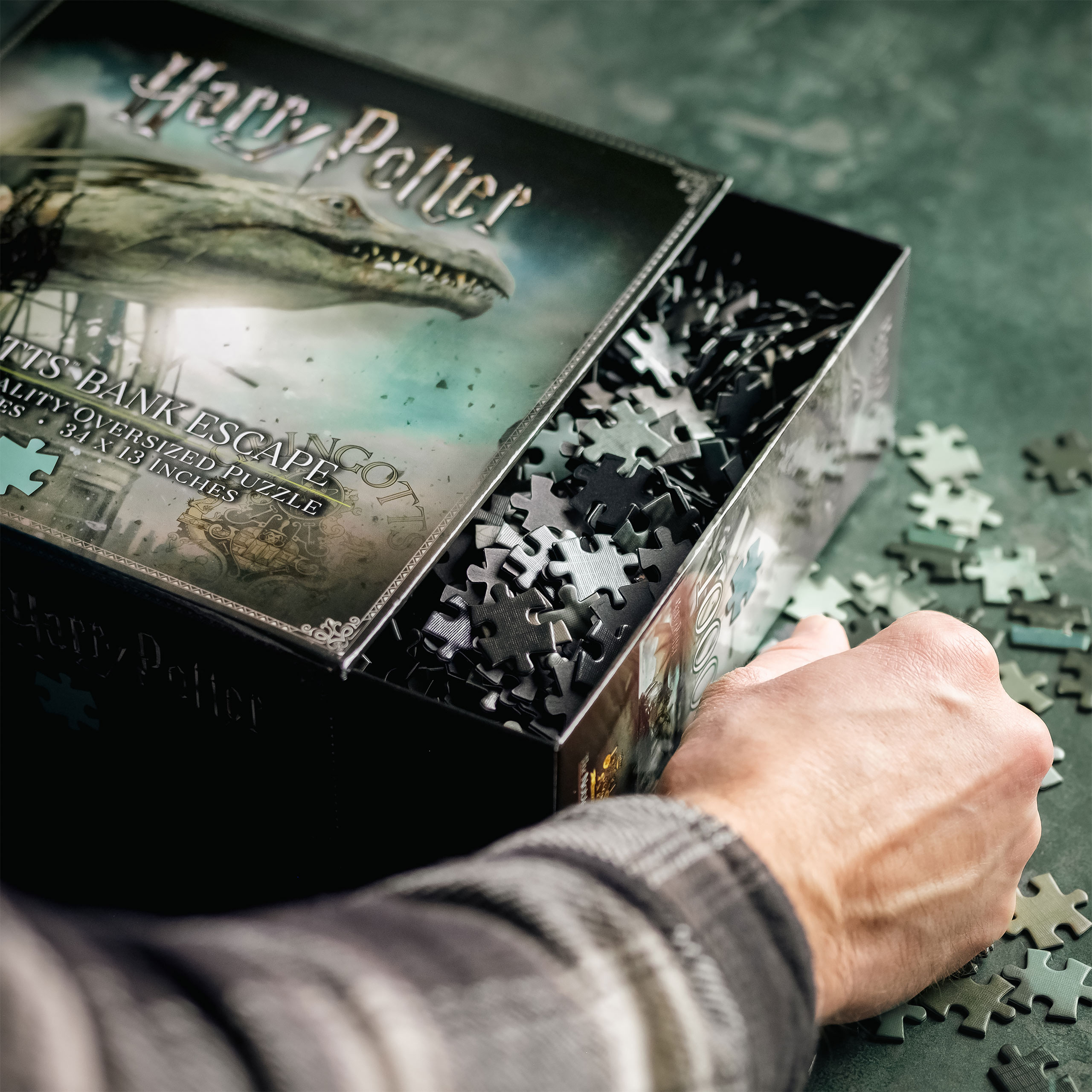 Harry Potter - Gringotts Bank with Dragon Premium Puzzle