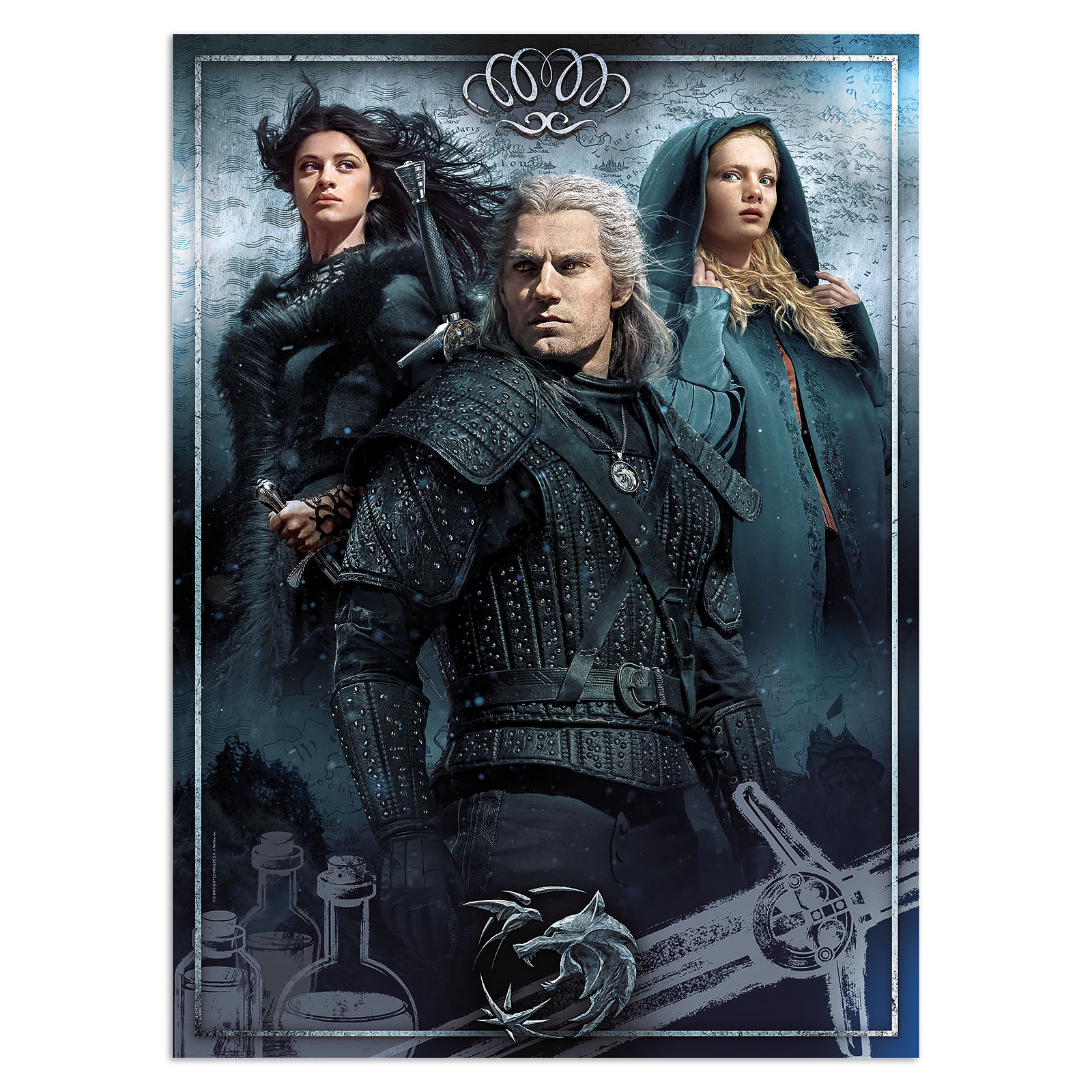 Witcher - Ciri, Yennefer & Geralt Puzzle 1000 Teile