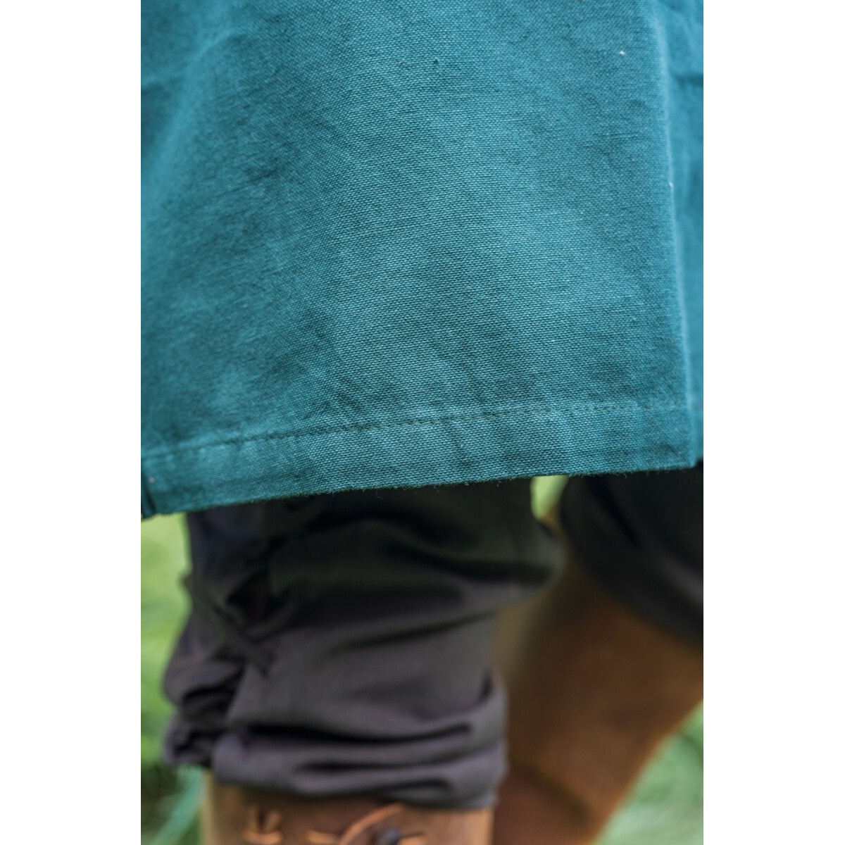 Tunique médiévale avec bordure Halvor vert