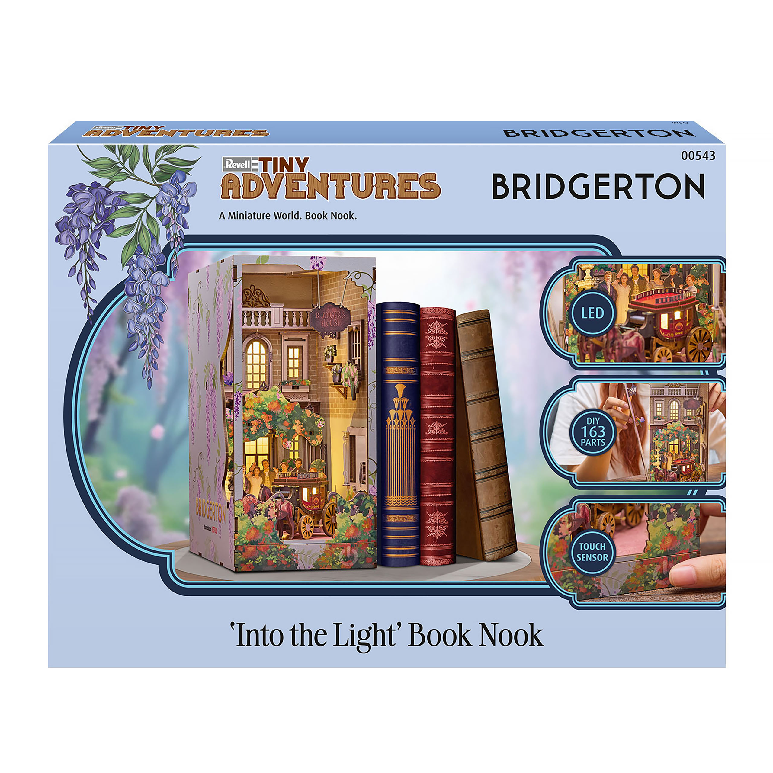 Bridgerton - Into the Light Book Nook Modell Bausatz Holz