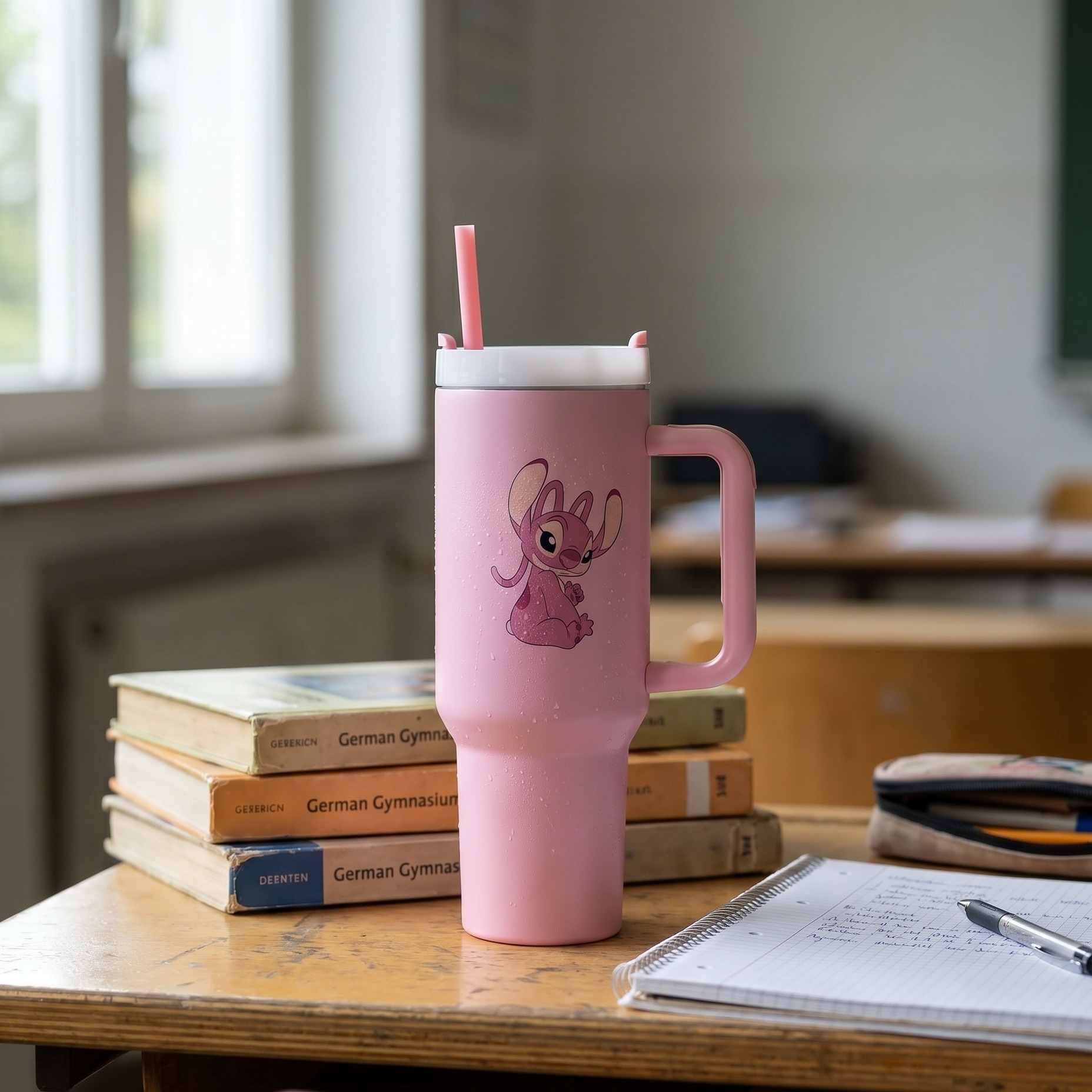Lilo & Stitch - Angel To-Go Tumbler with Straw