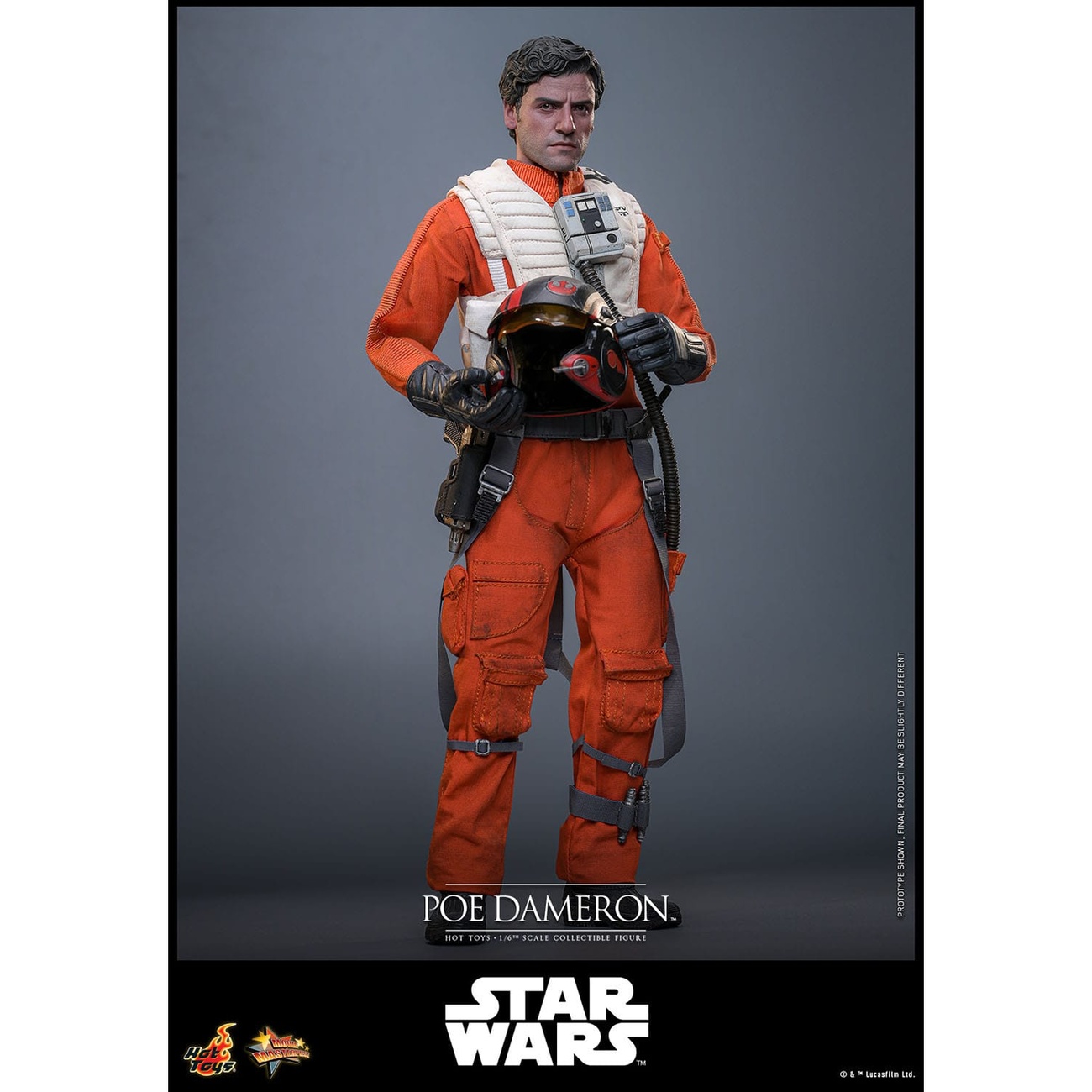 Star Wars - Figurine articulée Poe Dameron 1:6