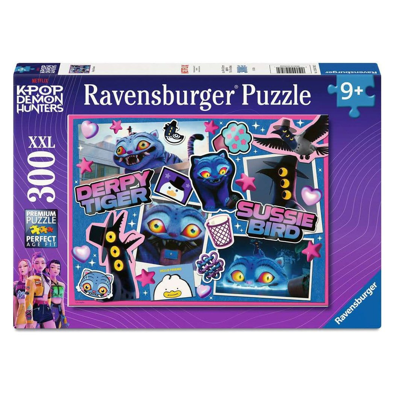 KPop Demon Hunters puzzle infantil Derpy & Sussie (300 piezas XXL)