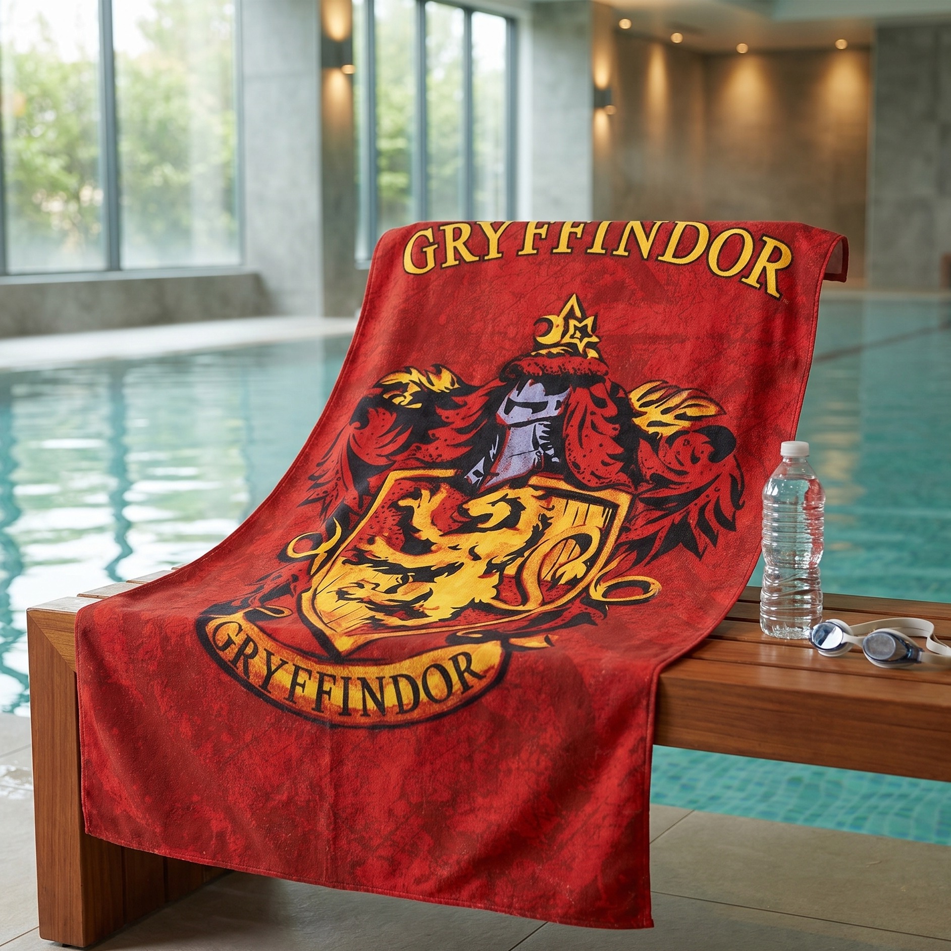 Harry Potter - Gryffindor Crest Beach Towel