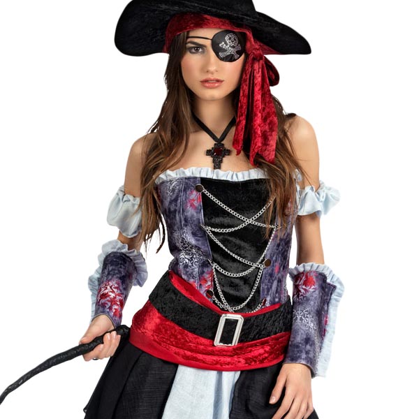 Piratin Corsaria - Damenkostüm