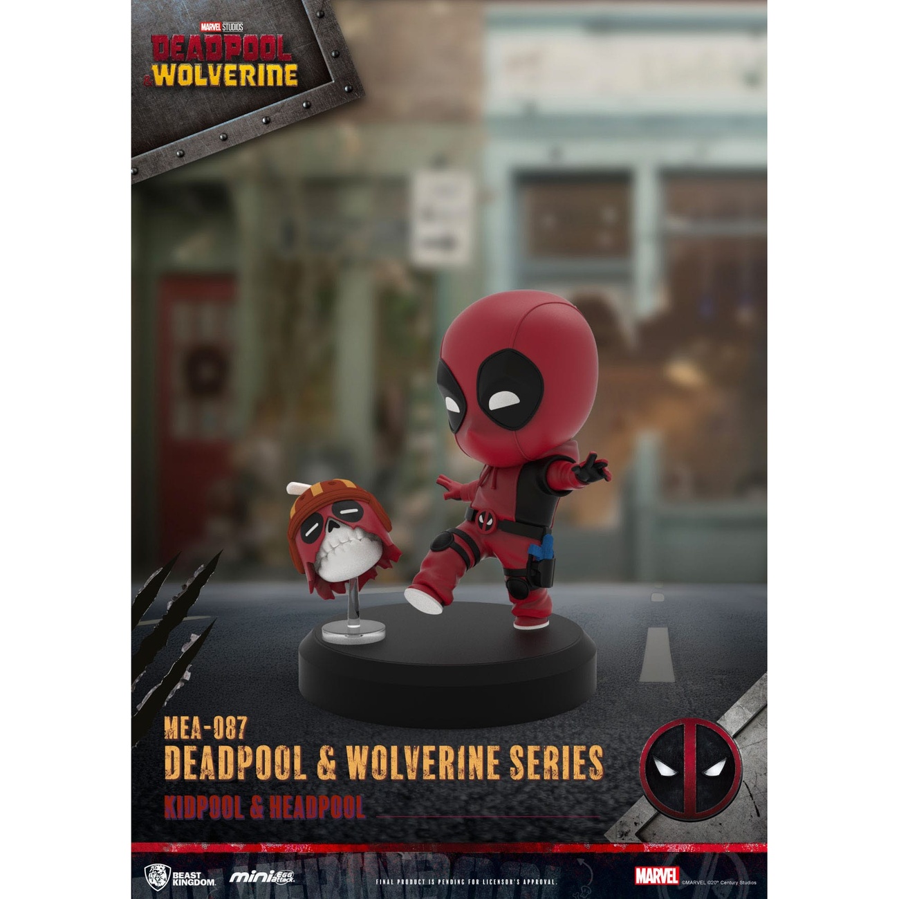 Deadpool 3 Serie Deadpool & Wolverine Set de figuras Mini Egg Attack 8 cm