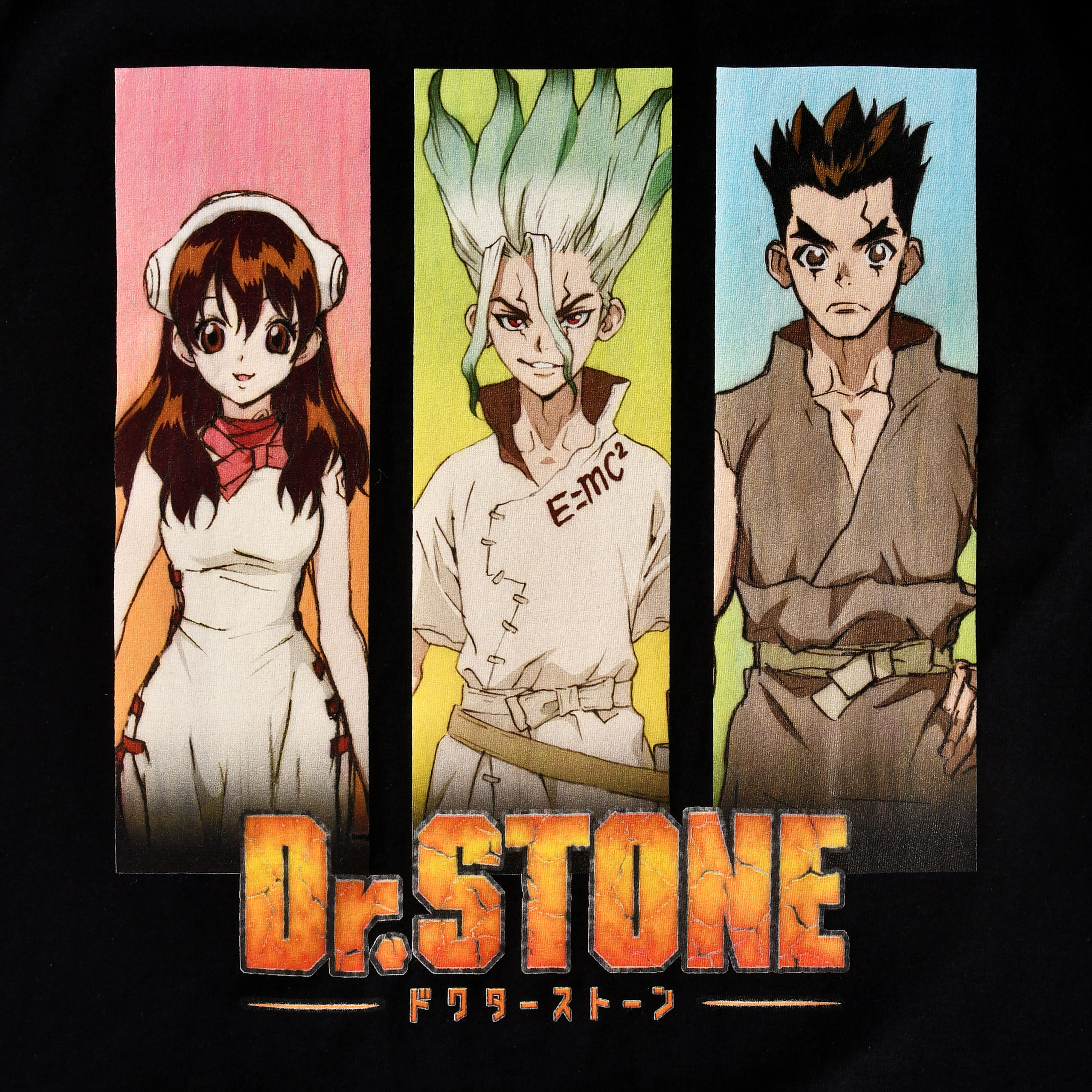 Dr. Stone - Graphic Characters T-Shirt schwarz